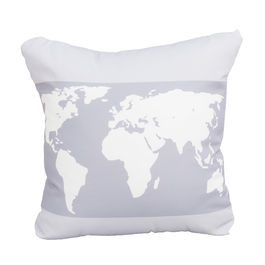 Kissenbezüge / Deko Kissen / Zierkissen Hello World grau