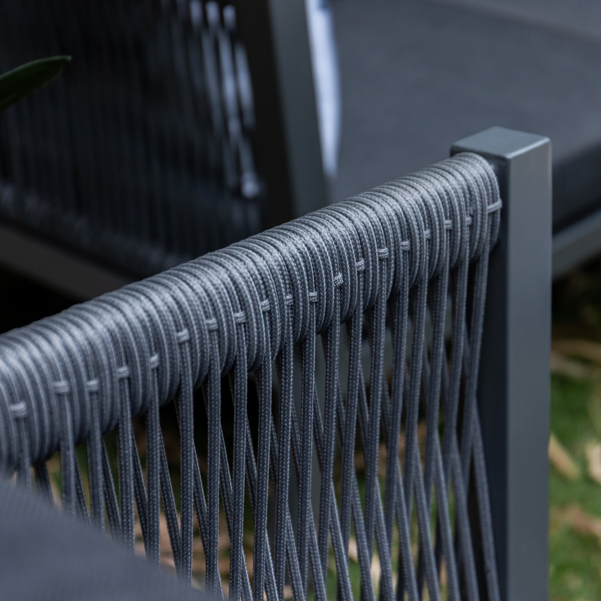 XXL Premium Lounge Set Namaste / Aluminium kombiniert mit Rope