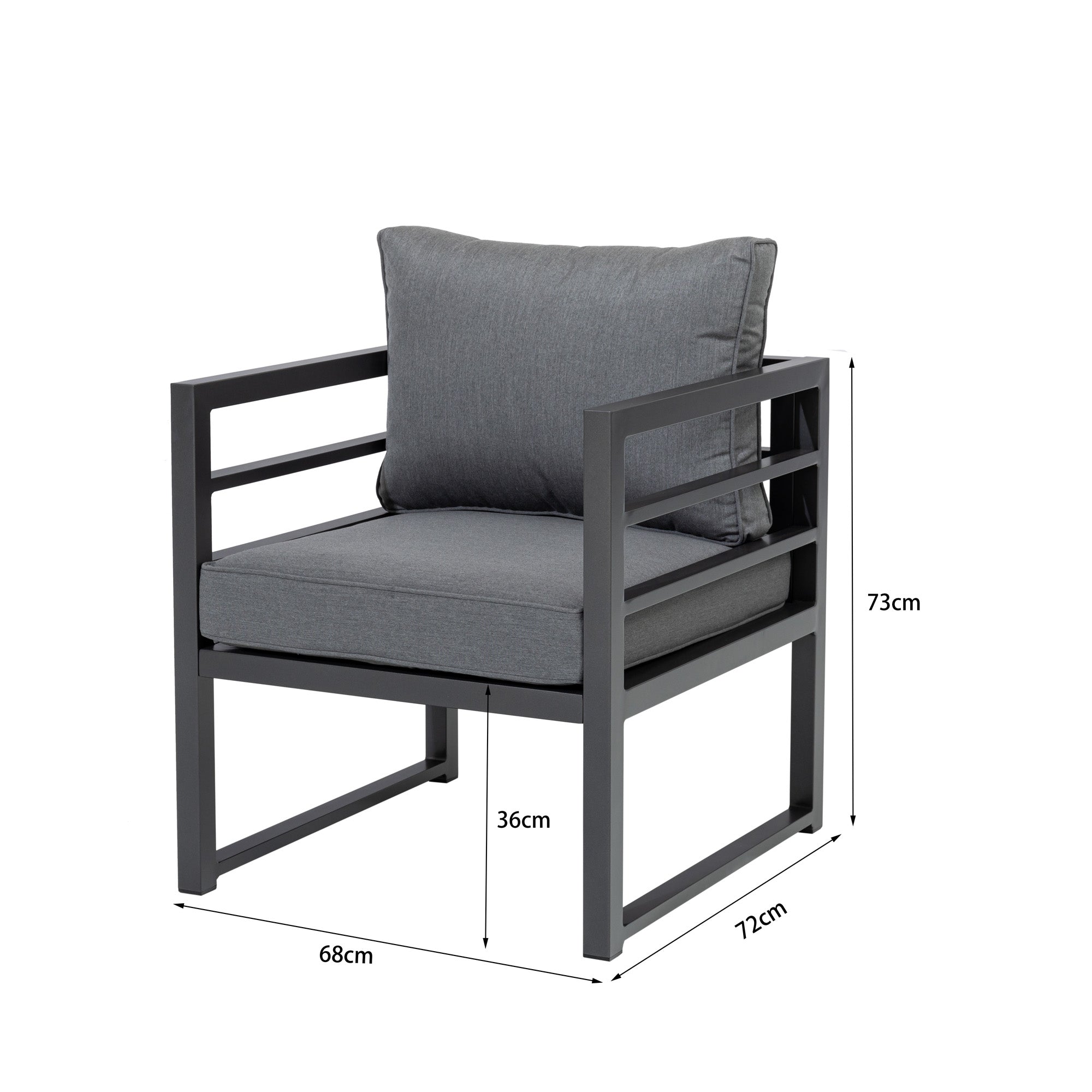 Dining Lounge Sessel Java / originaler Sunbrella® Bezug, absolut Wetterfest