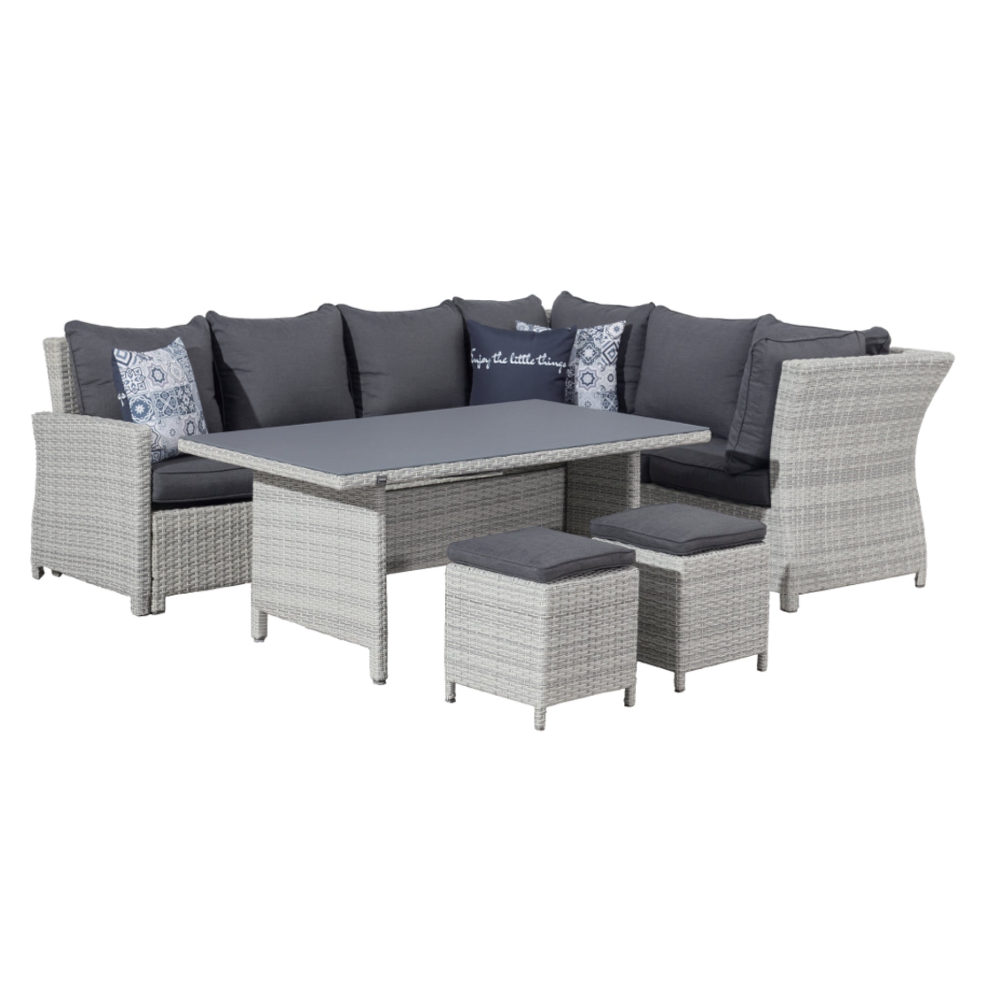 Dining Eck Lounge Panoya de Luxe / 3in1 Funktion / mehrfach stellbar