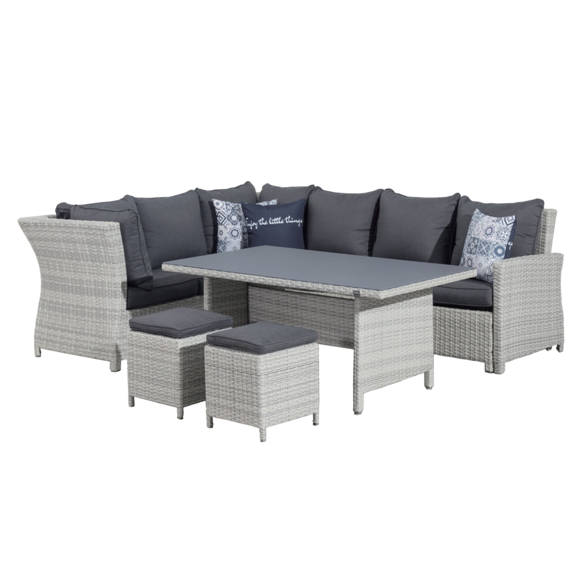 Dining Eck Lounge Panoya de Luxe / 3in1 Funktion / mehrfach stellbar
