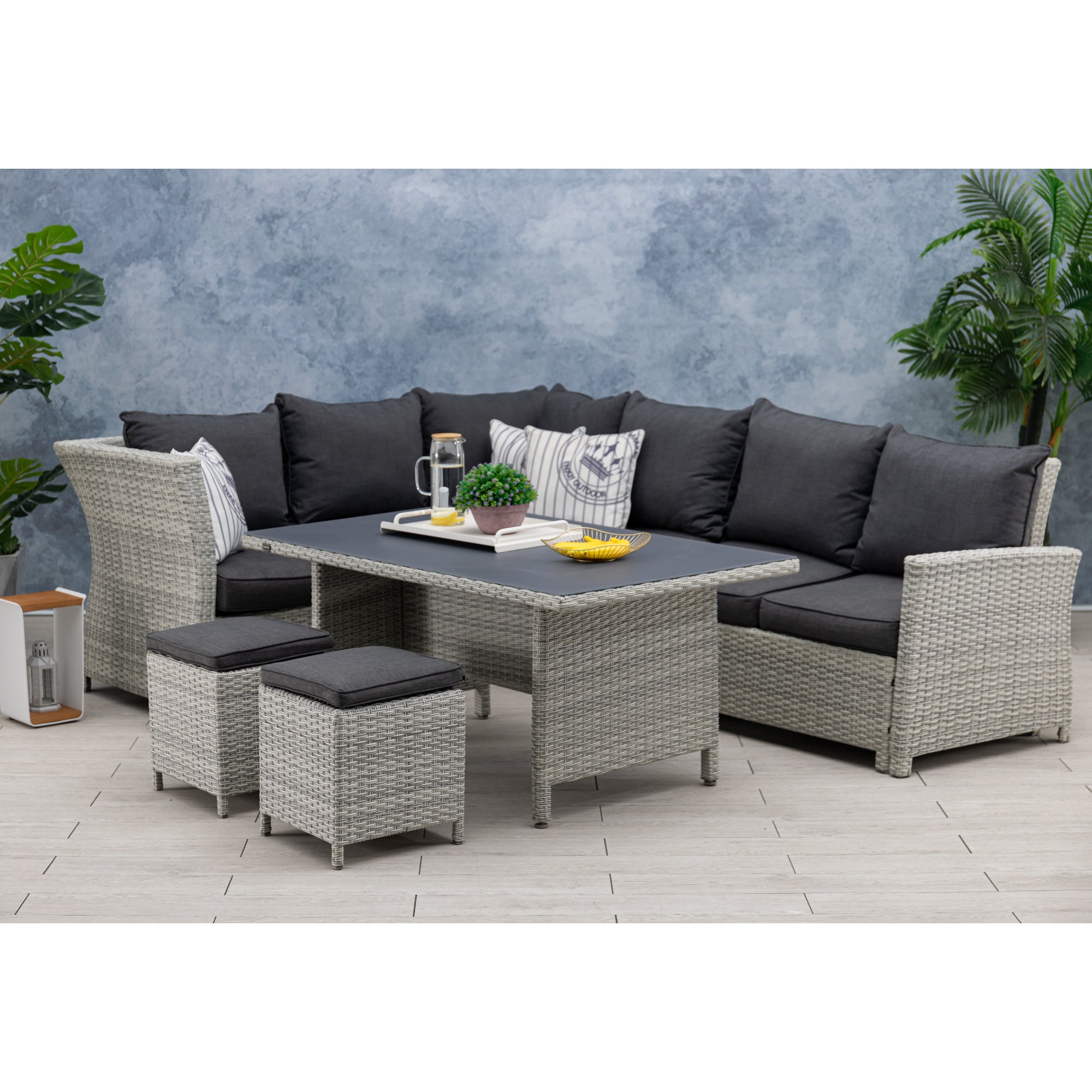 Dining Eck Lounge Panoya de Luxe / 3in1 Funktion / mehrfach stellbar