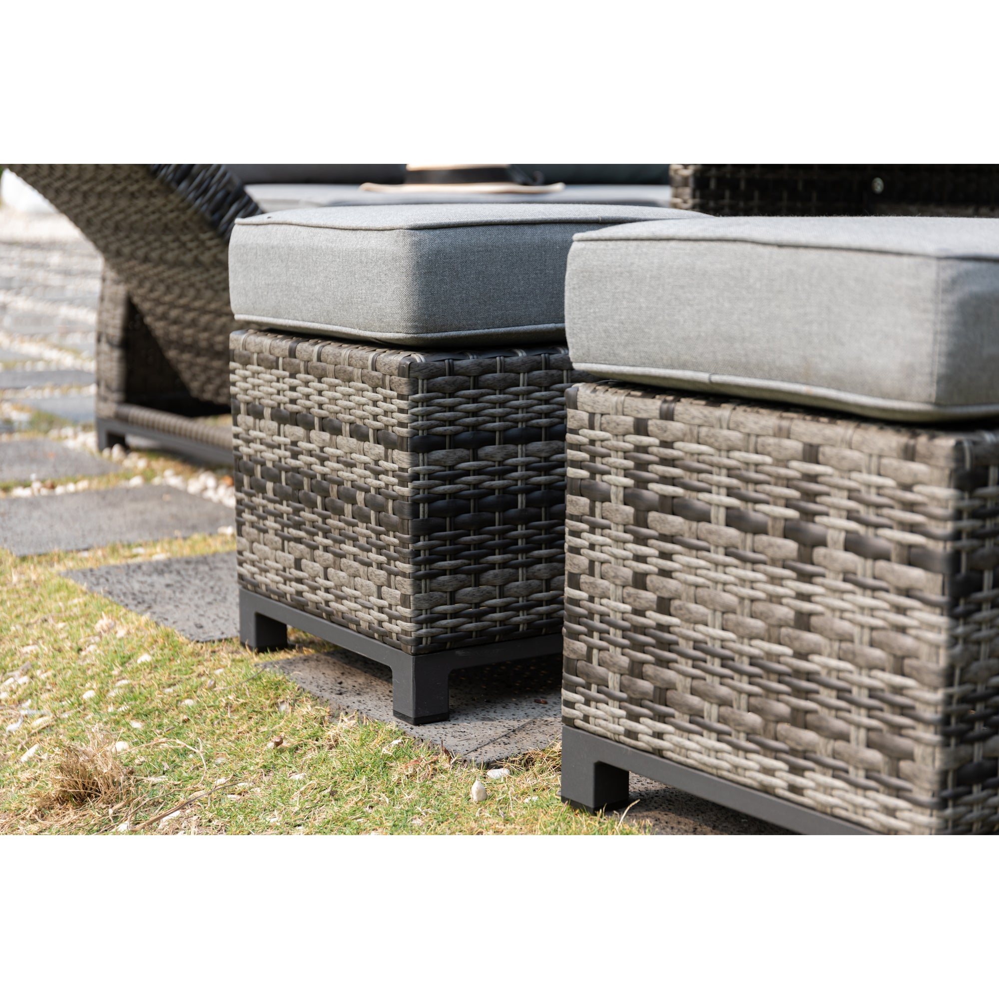 Bestseller: Dining Eck-Lounge Set Havanna Deluxe Moon grey - 3in1 Funktion (variabel stellbar) / stufenlos verstellbare Armlehnen