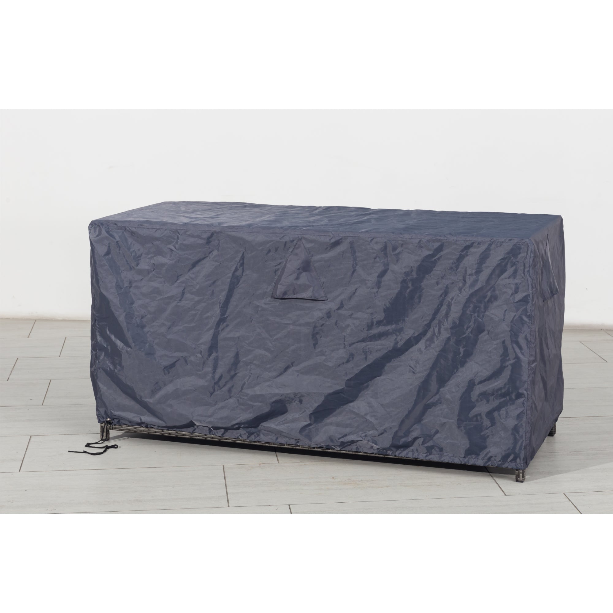 Kissenbox & Sideboard in einem! Havanna Deluxe Moon Grey inkl. Abdeckung & Glasplatte
