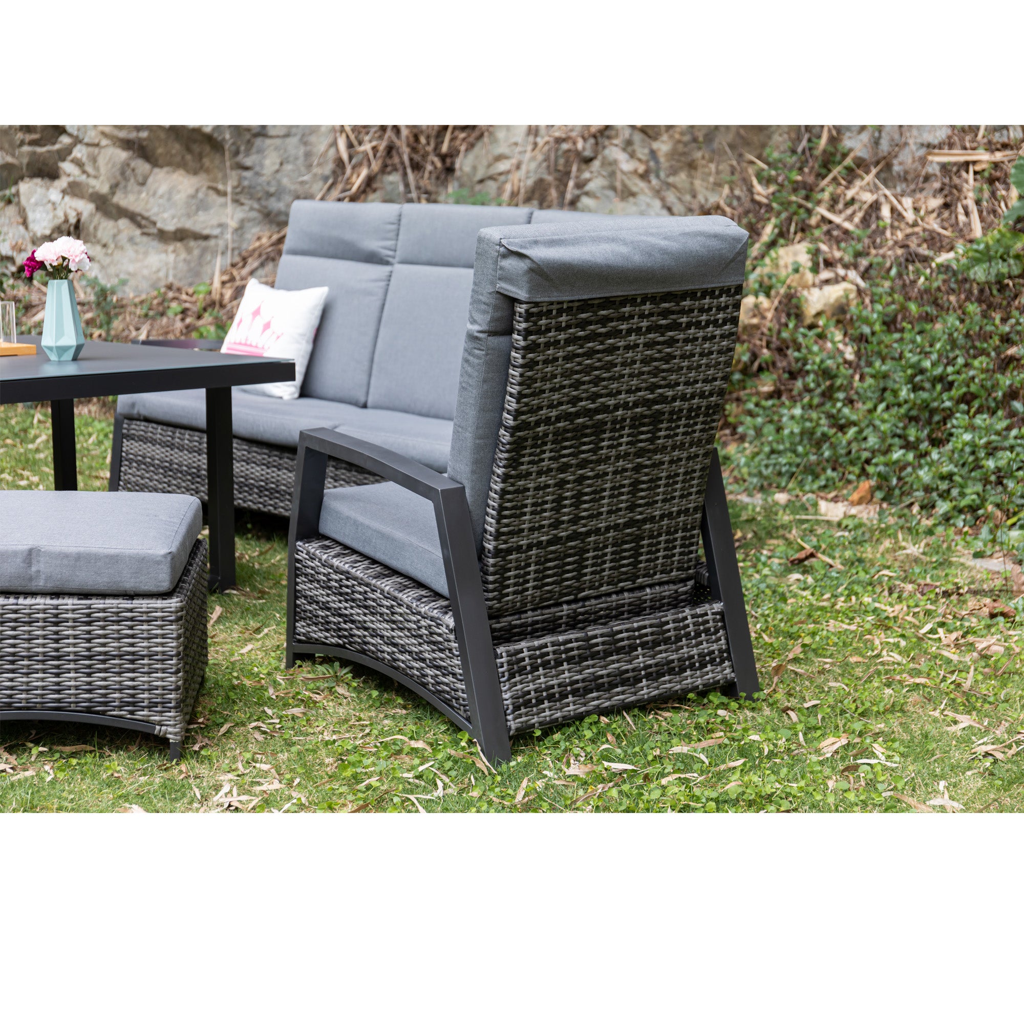 Designer Lounge Ravello / alle Rückenteile stufenlos verstellbar - mehr entspannen geht nicht!