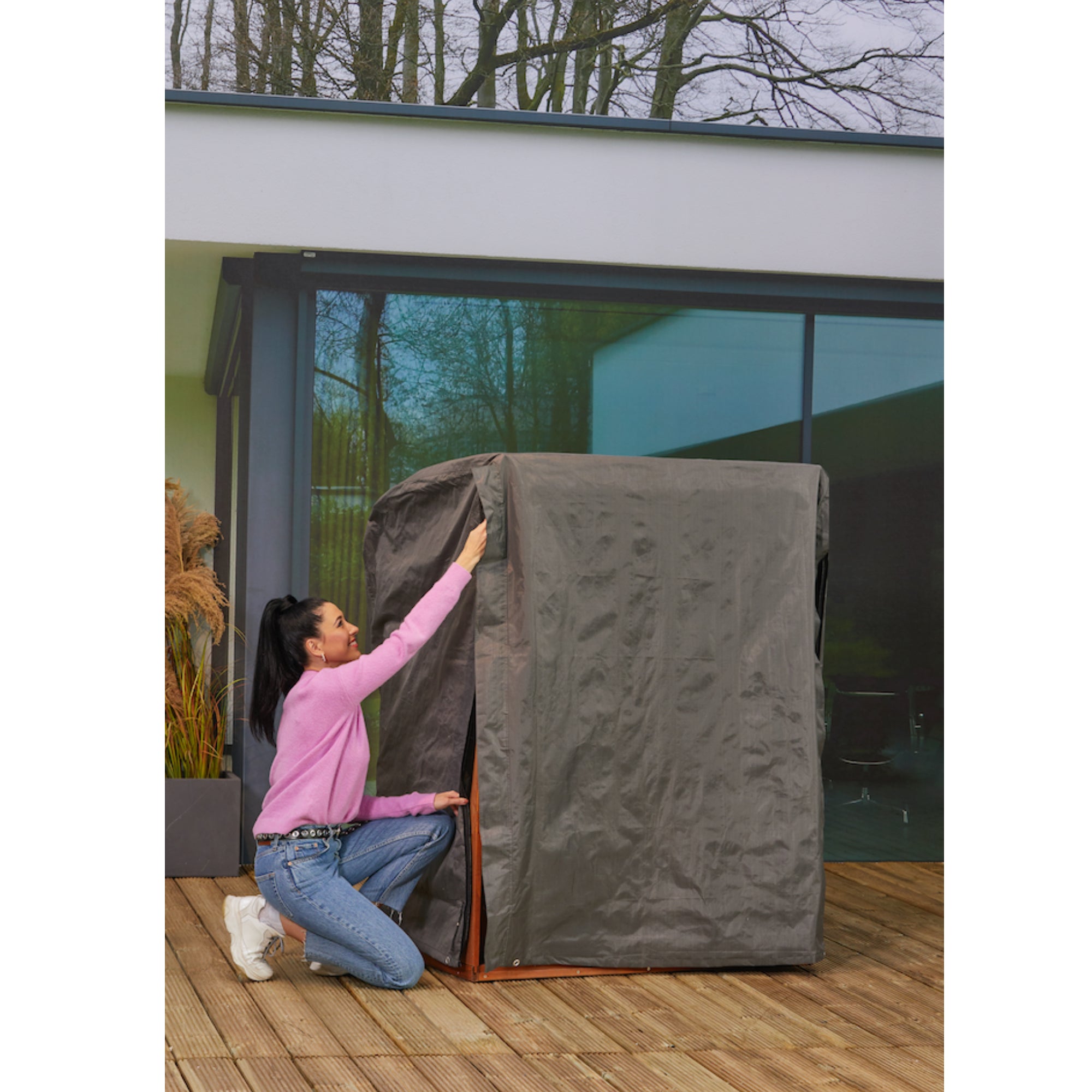 Premium Schutzhülle Strandkorbhülle - 105 x 126 x 156 cm