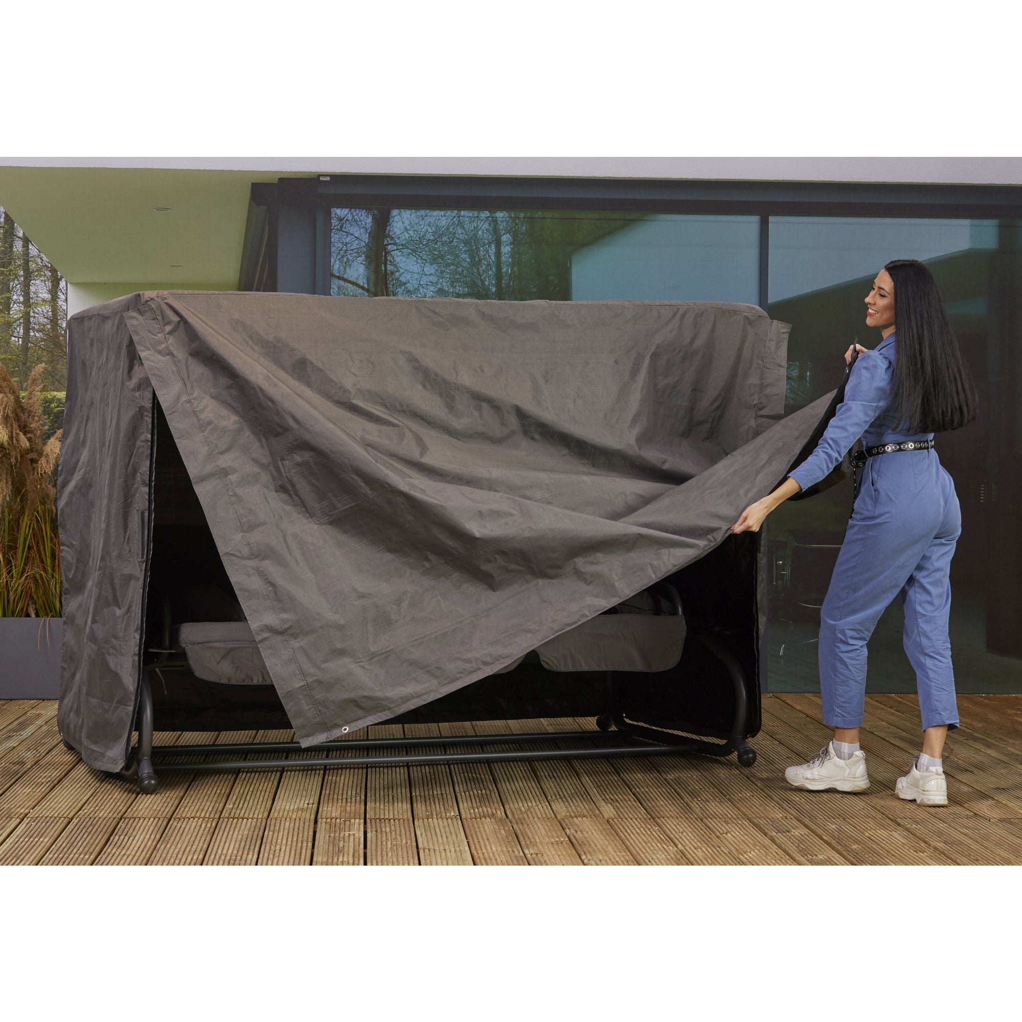 Premium Schutzhülle Hollywoodschaukel Gartenmöbel - 246 x 134 x 165 cm
