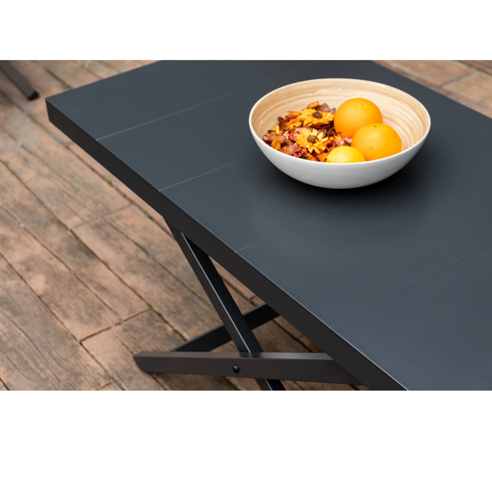 Premium! Höhenverstellbarer Aluminum Tisch Merino Designo 110x60x62cm Up & down via Knopfdruck