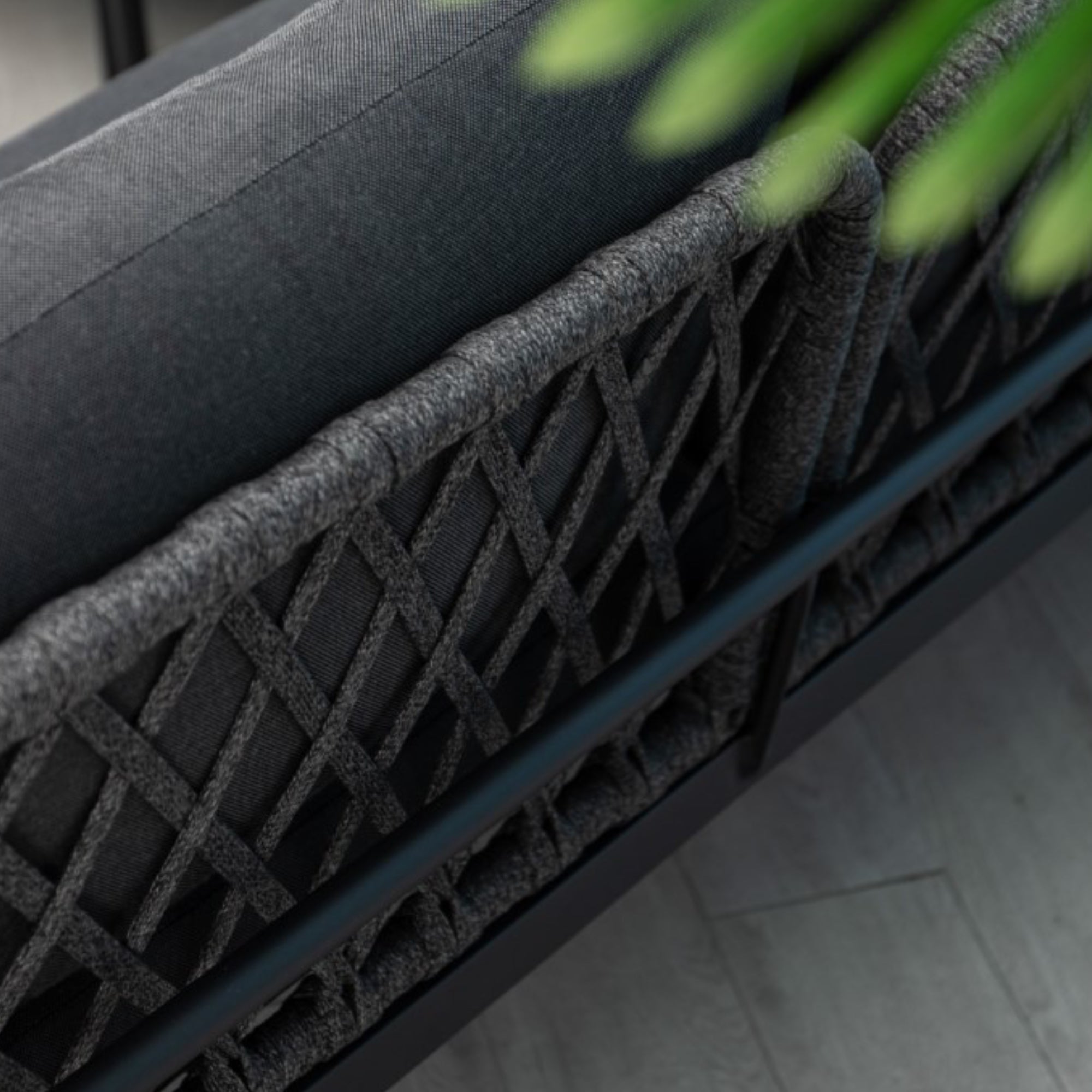 Das Trend-Produkt: Designer Lounge Set Lido Sitzgruppe Aluminium / Rope