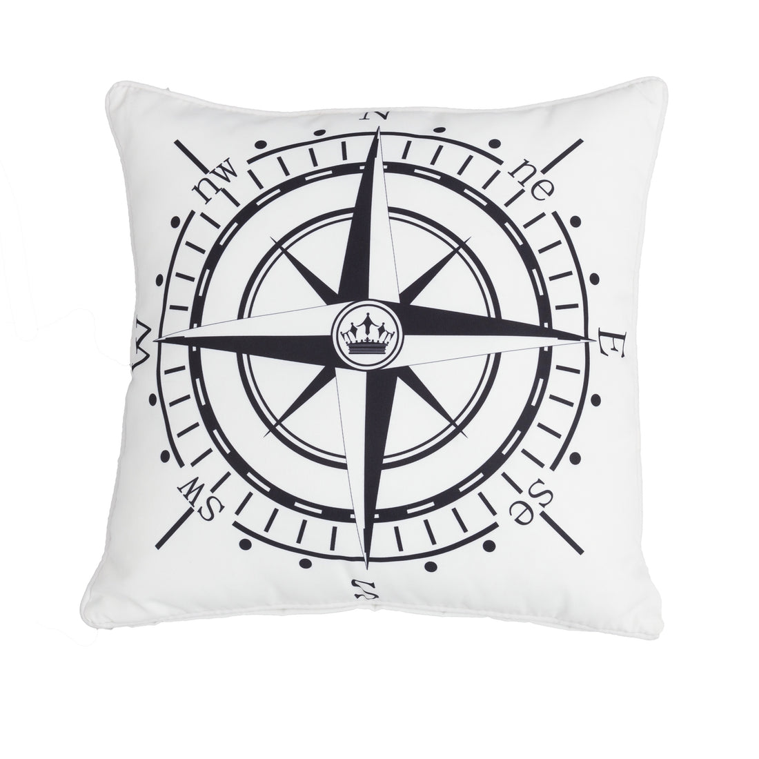 Kissenbezüge / Deko Kissen / Zierkissen Kompass weiß