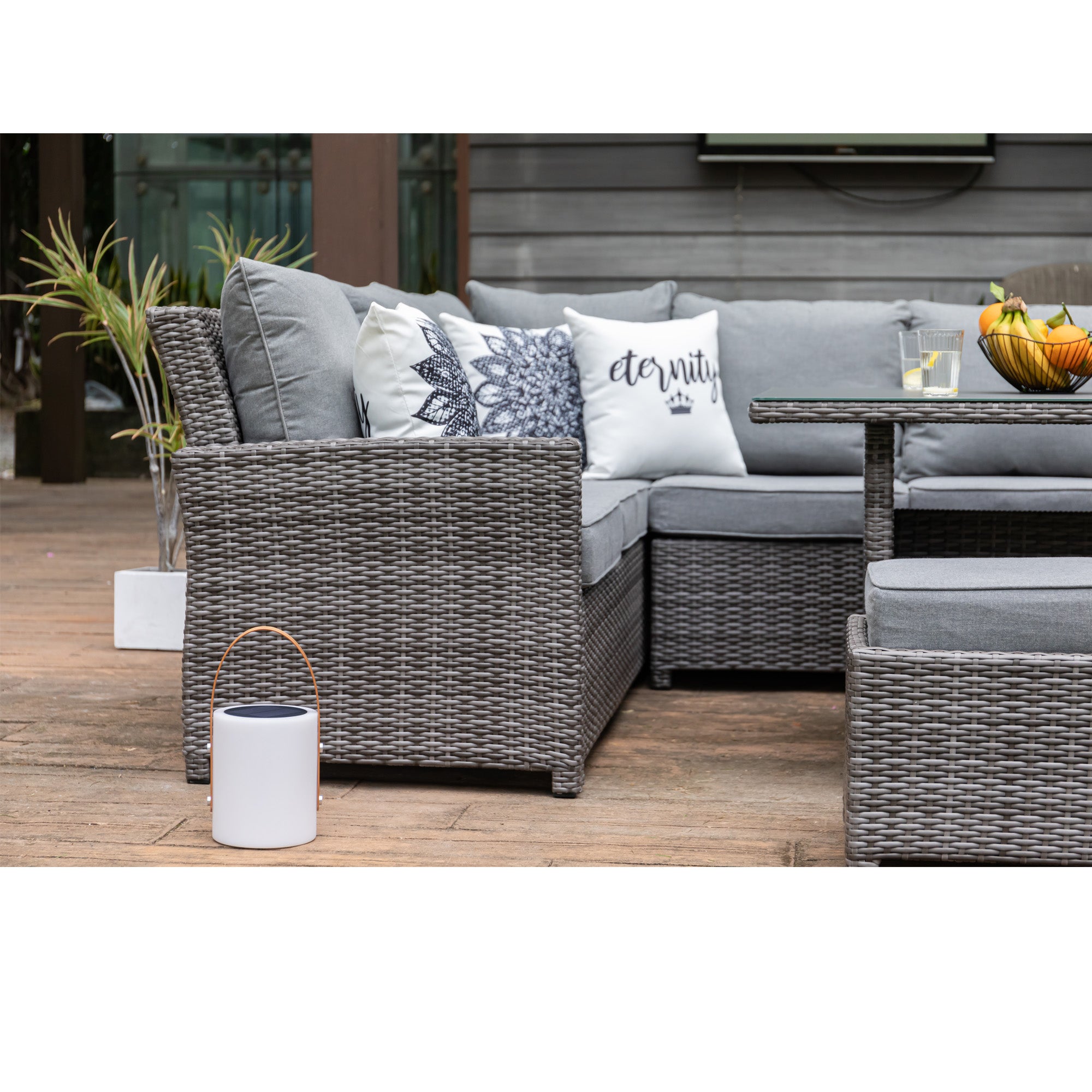 Premium Dining Lounge Set Havanna Luna variabel stellbar / Ideal zum Speisen