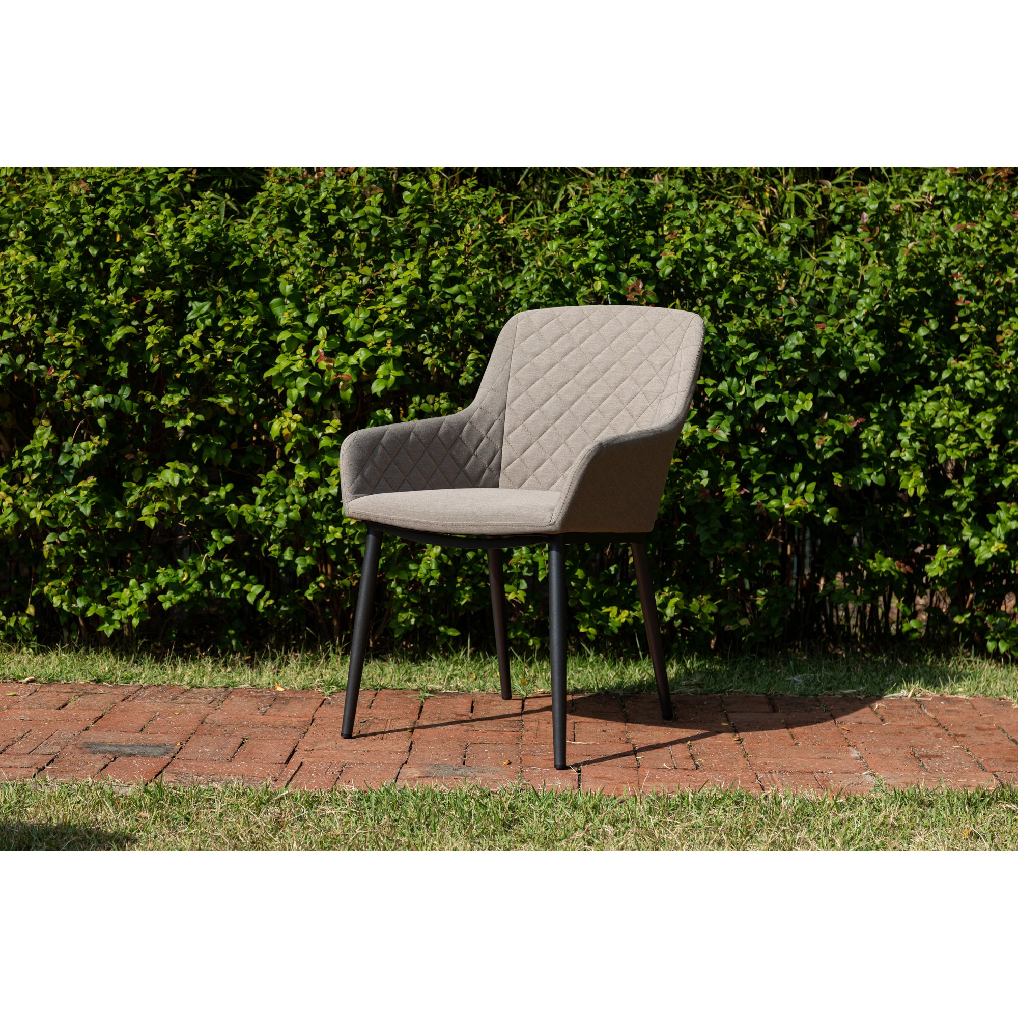 Outdoor Dining Sessel Heritage 100% wetterfest mit LIKA-TEX® Bezug in sand (natur)