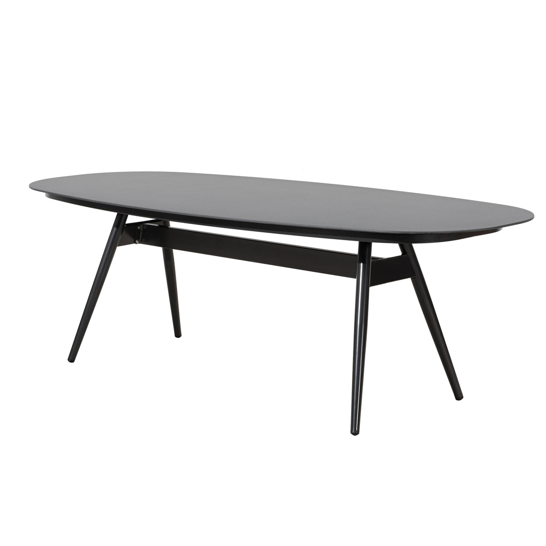 Design Highlight - Ovaler Aluminium Dining Tisch Puro 230x107x75,5cm