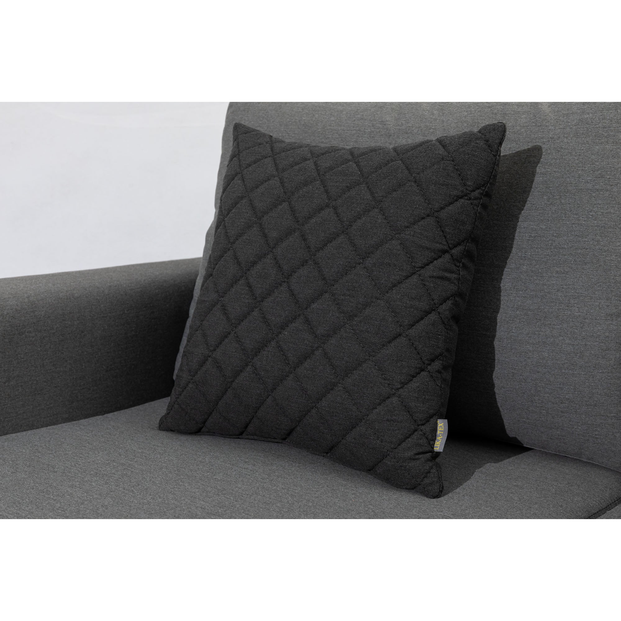 DIE PERFEKTE POOL LOUNGE! Outdoor Lounge Set Sava 100% wetterfest mit LIKA-TEX® Bezug in ash (grau)