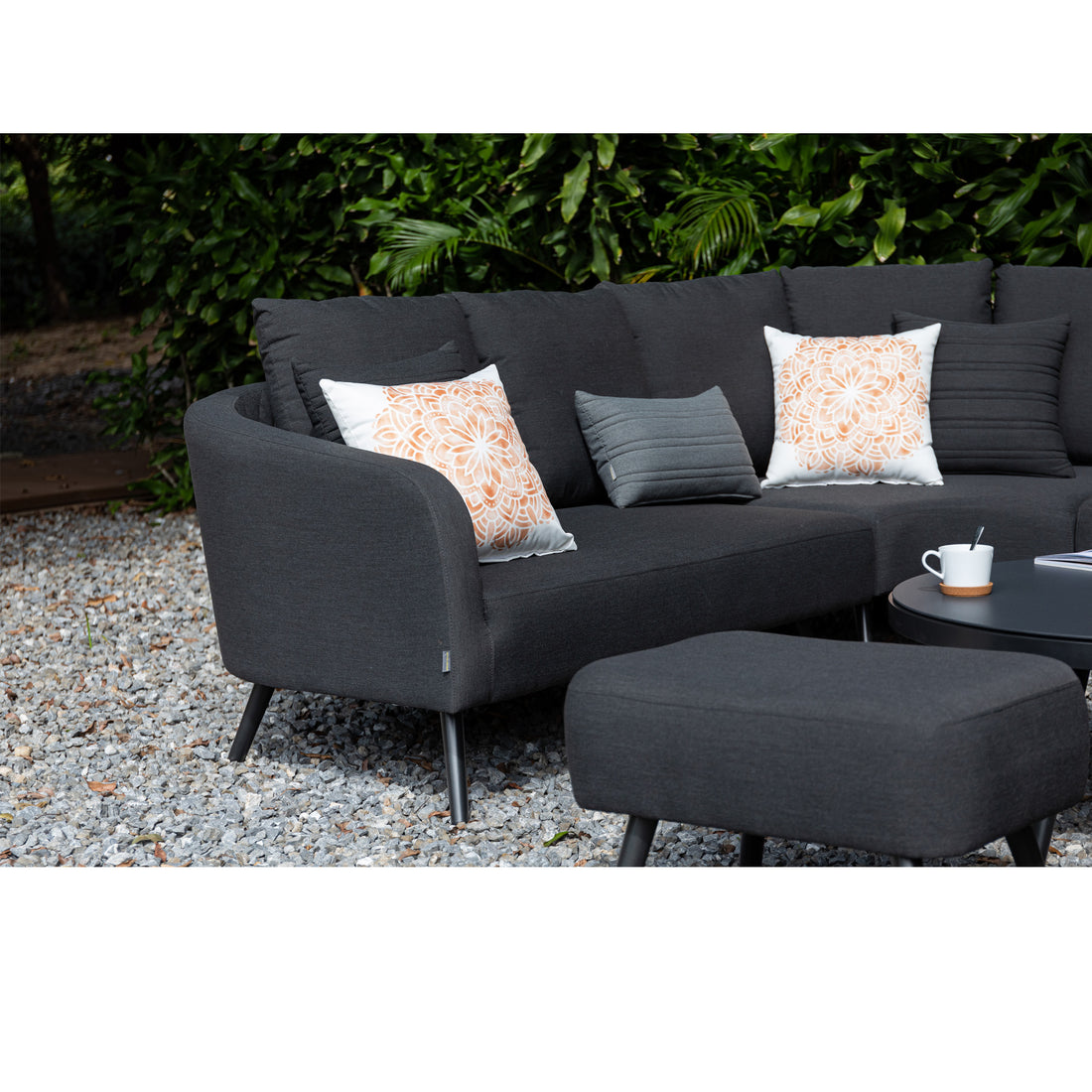 LUXUS PUR! Outdoor Lounge Set Riviera 100% wetterfest mit LIKA-TEX® Bezug