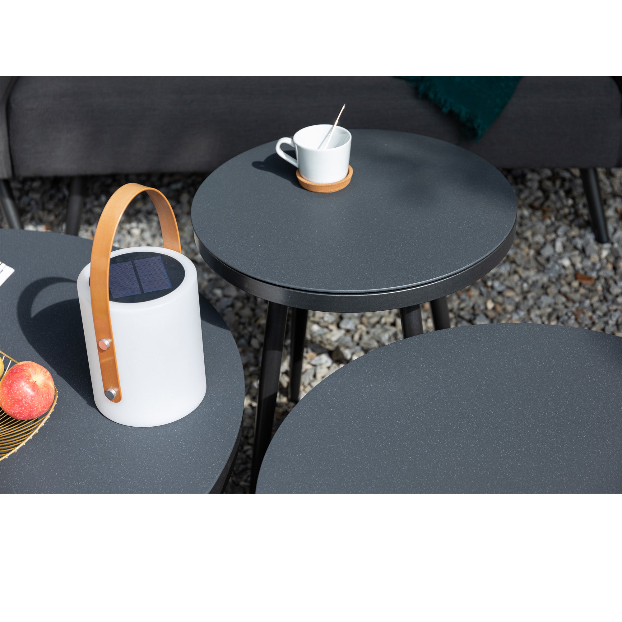 LUXUS PUR! Outdoor Lounge Set Riviera 100% wetterfest mit LIKA-TEX® Bezug