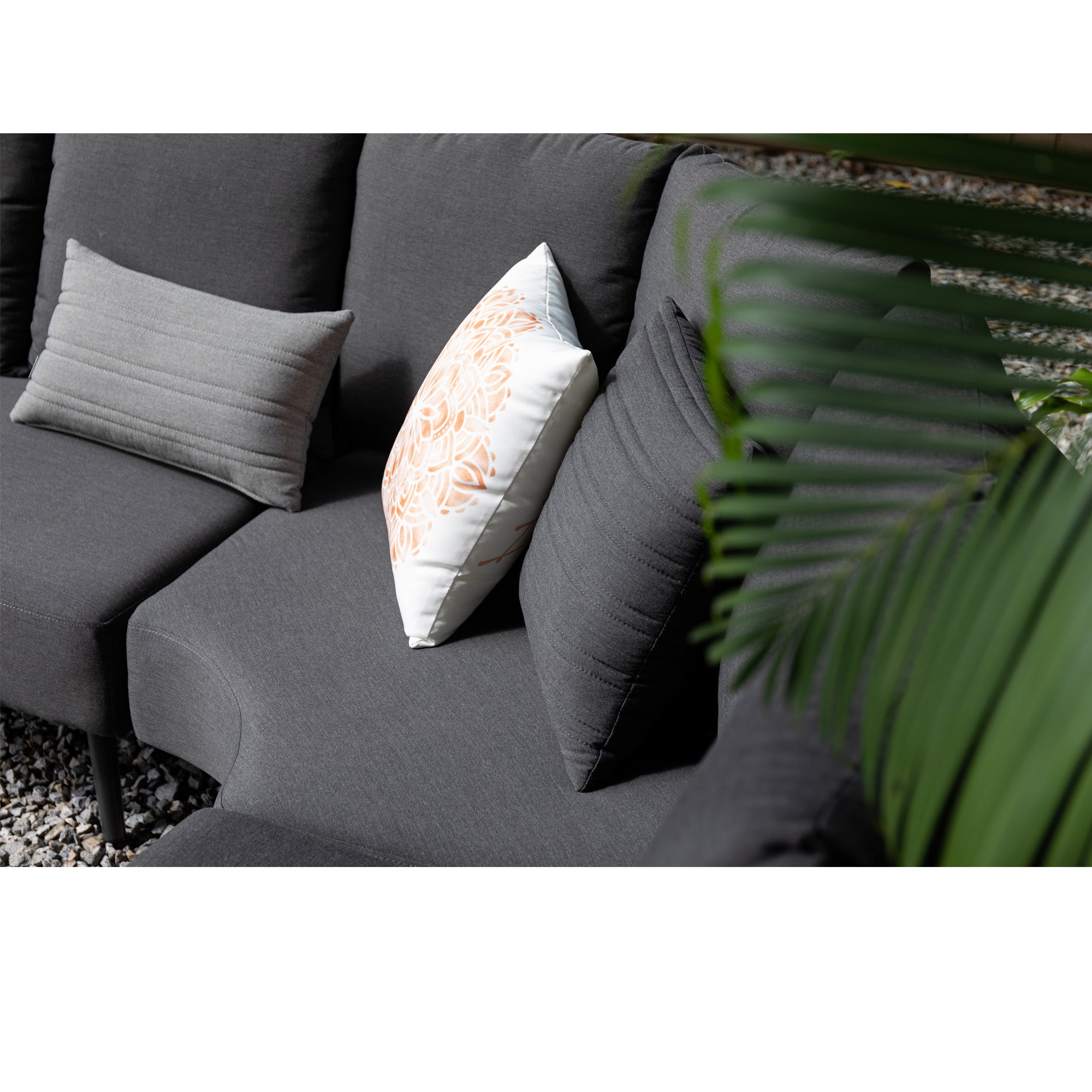 LUXUS PUR! Outdoor Lounge Set Riviera 100% wetterfest mit LIKA-TEX® Bezug