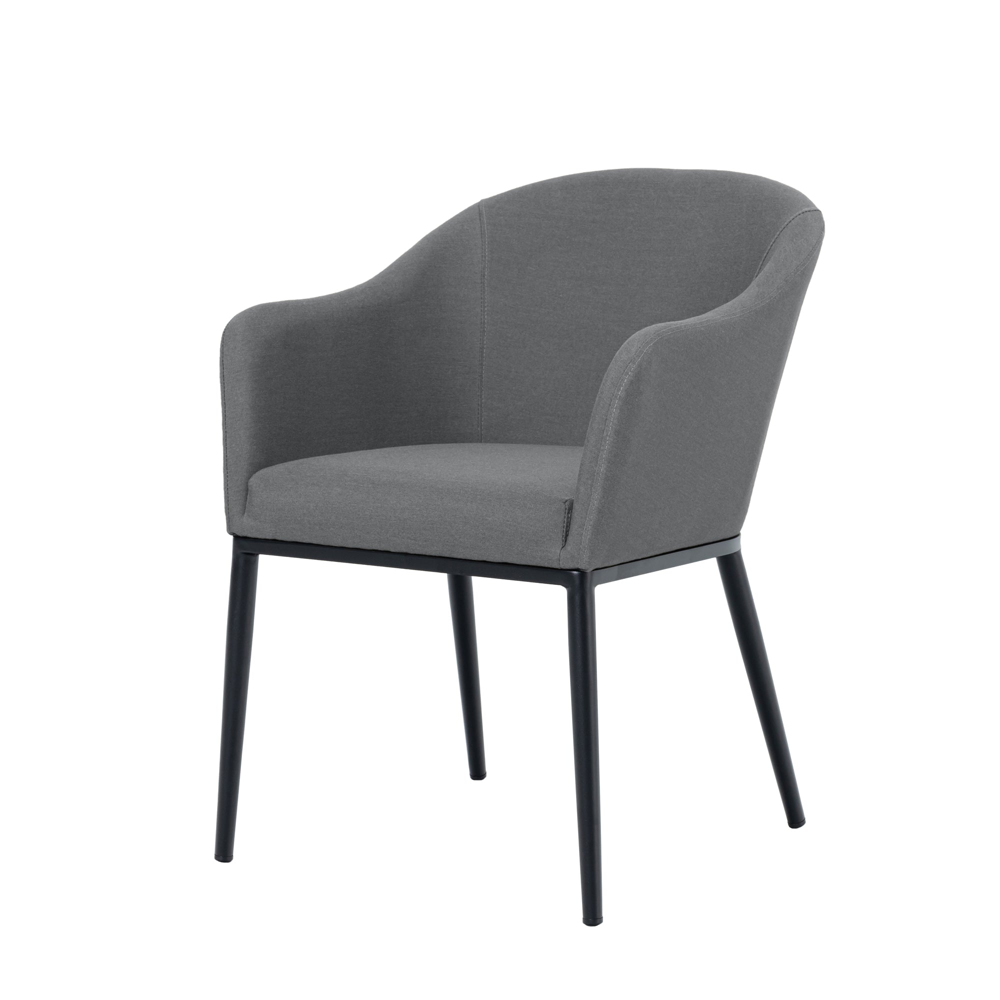 Outdoor Dining Sessel Eclipse LIKA-TEX® 100% wetterfest ash (grau)