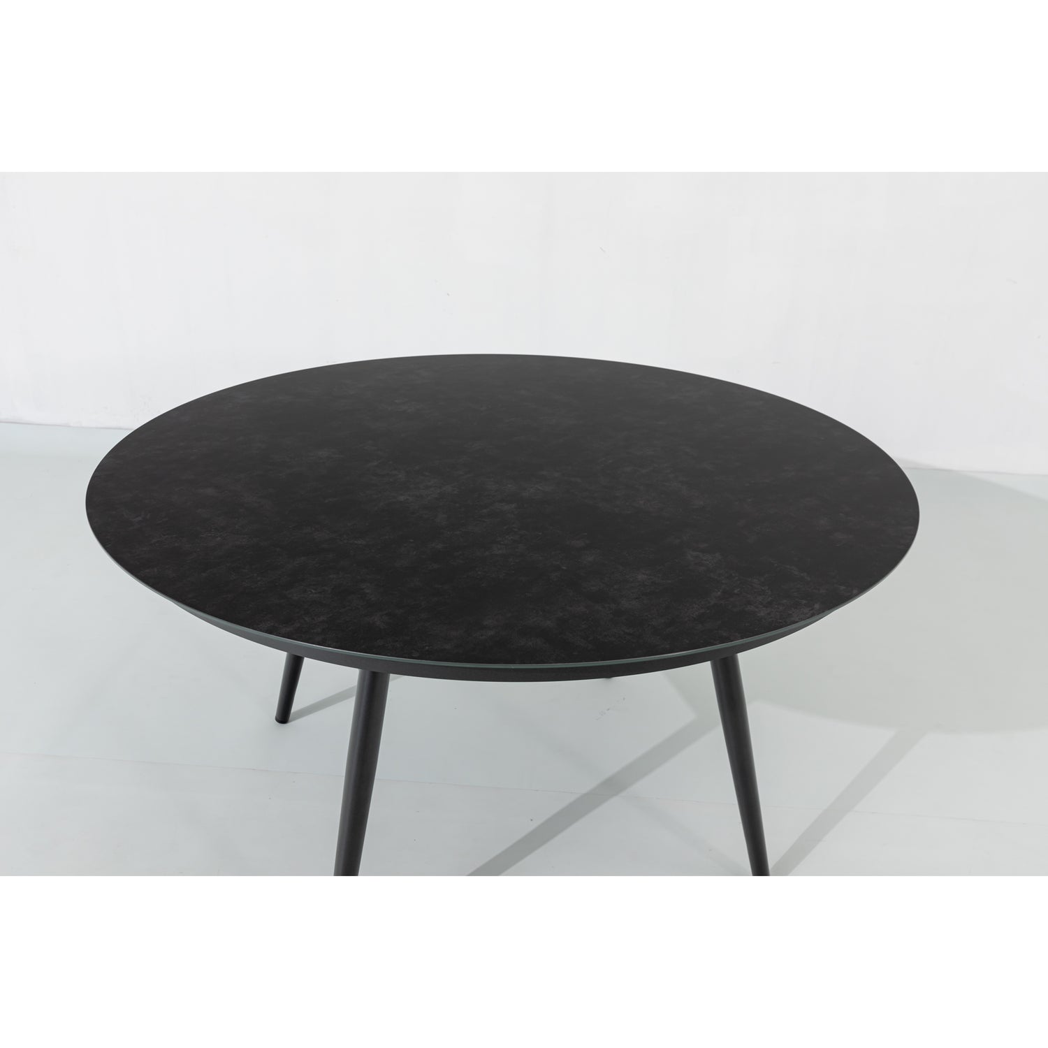 Design Highlight - Runder Aluminium Dining Tisch Puro ø 145x75 cm