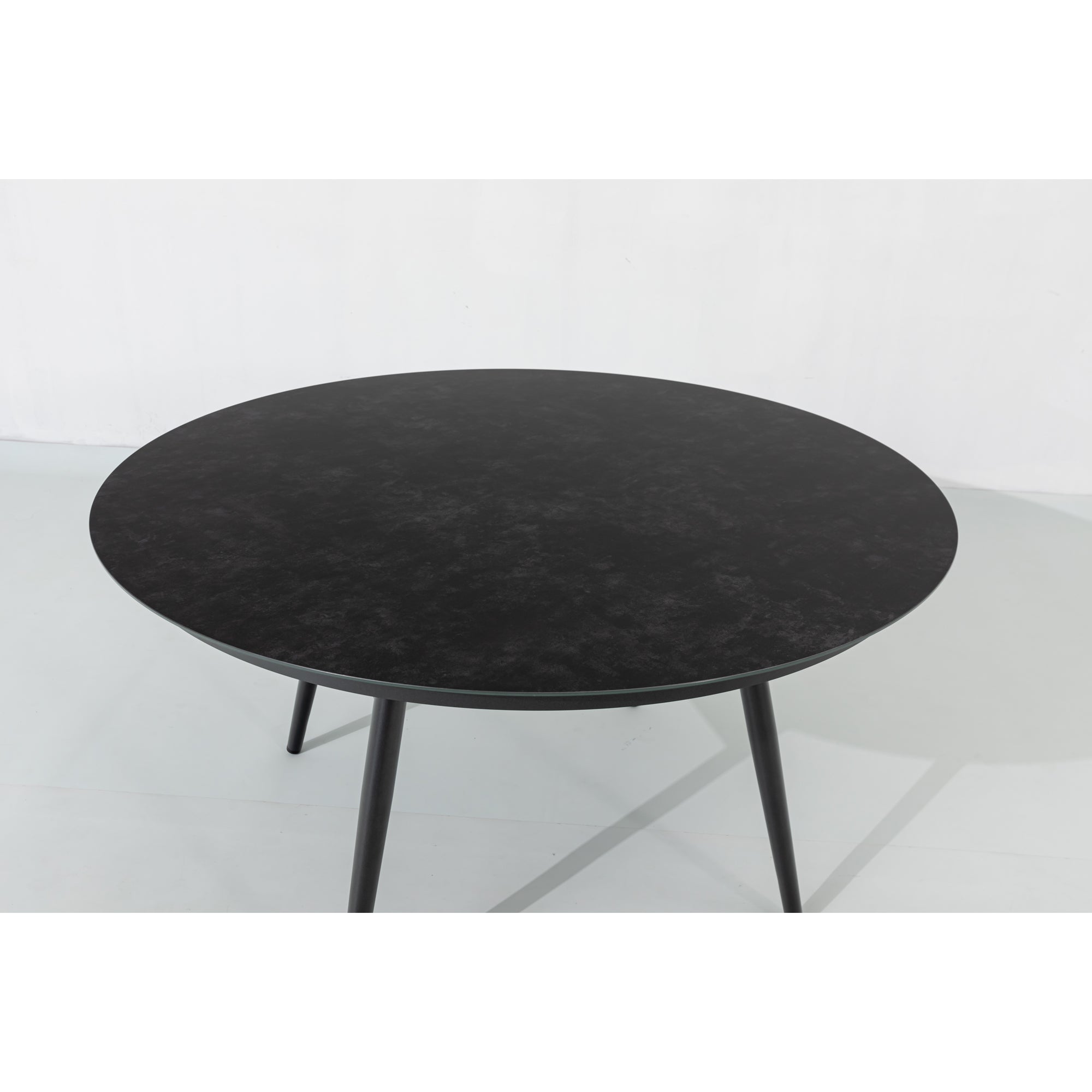 Design Highlight - Runder Aluminium Dining Tisch Puro ø 145x75 cm