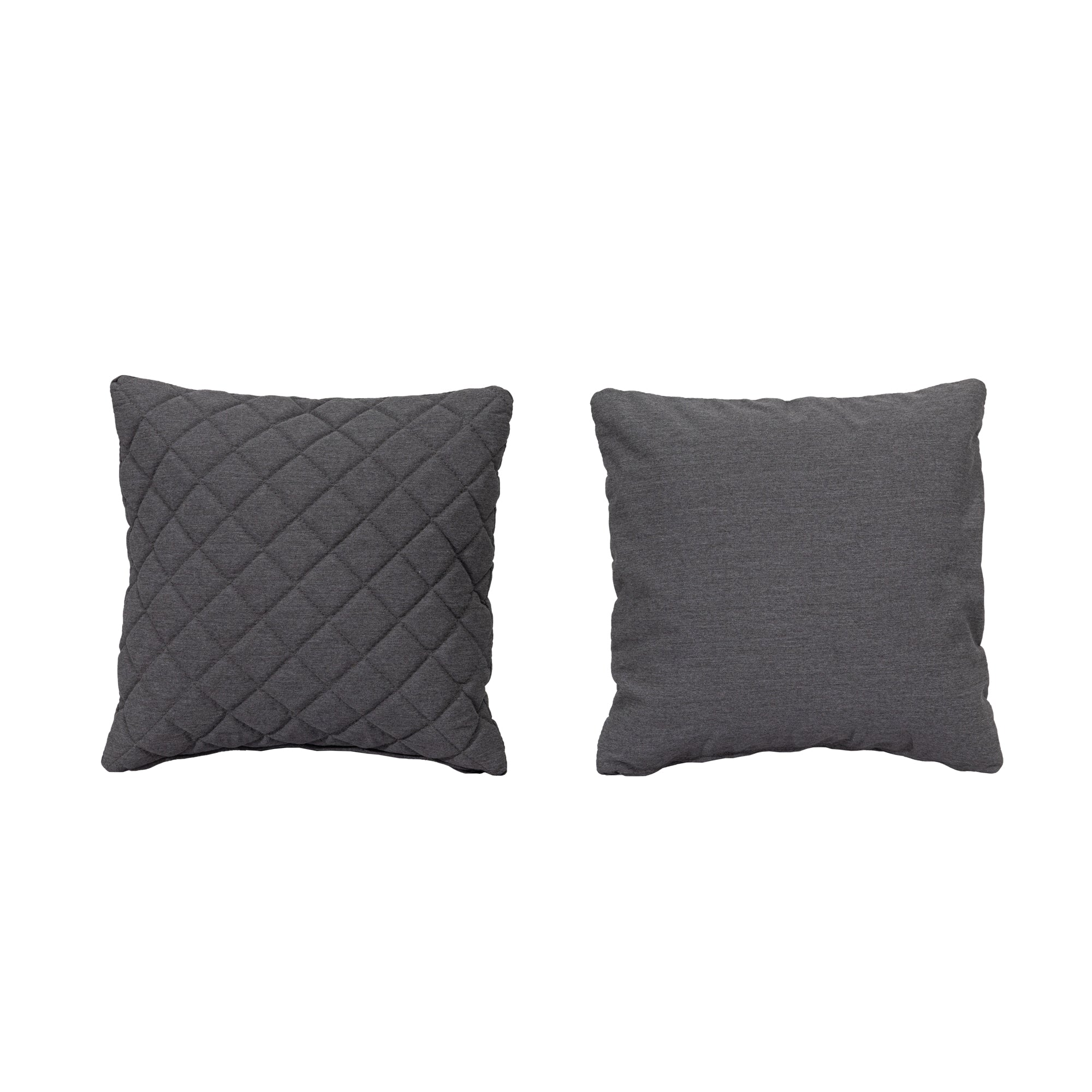 Outdoor Zierkissen Diamond grau 45x45cm 100% wetterfest LIKA-TEX Bezug