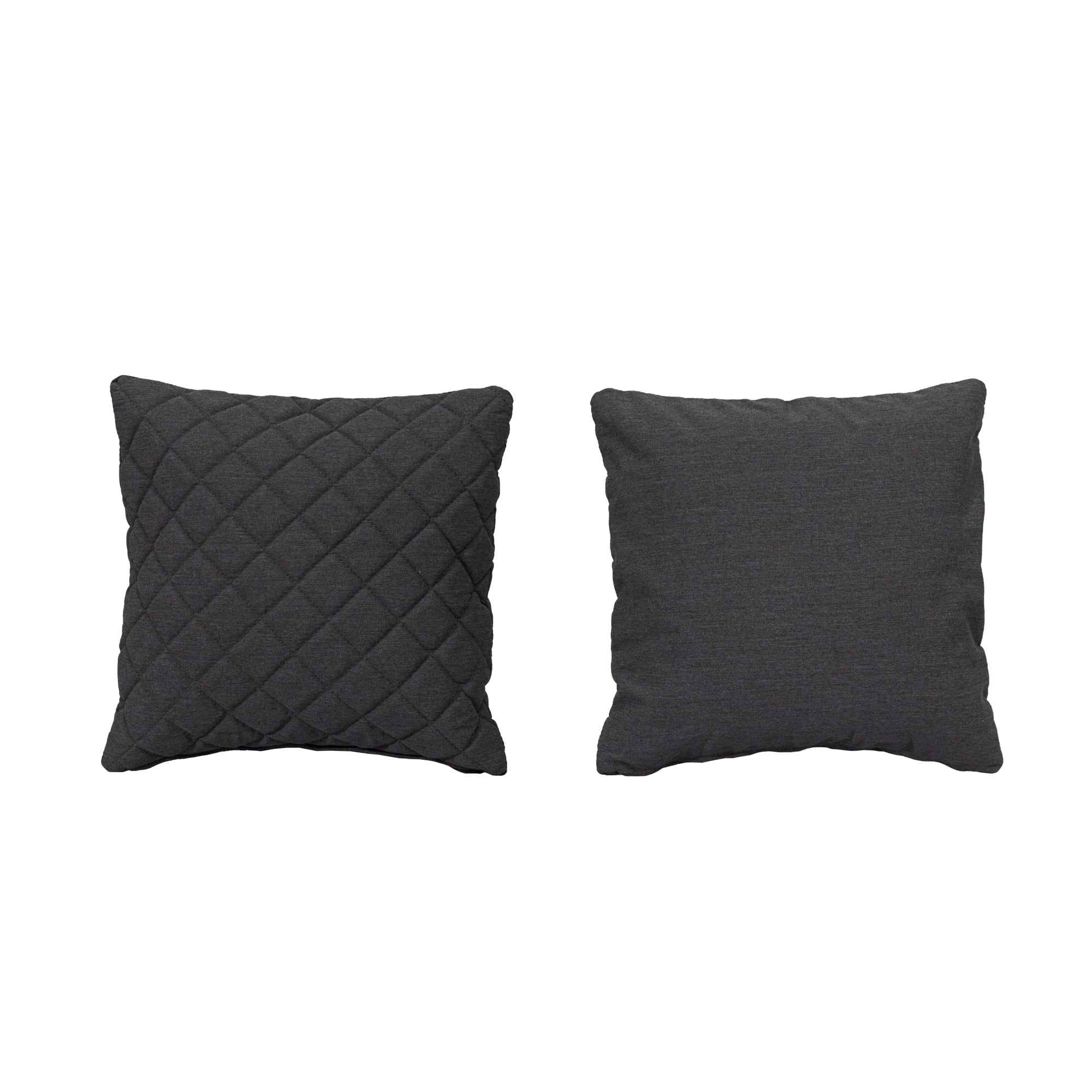 Outdoor Zierkissen Diamond anthrazit 45x45cm 100% wetterfest LIKA-TEX Bezug