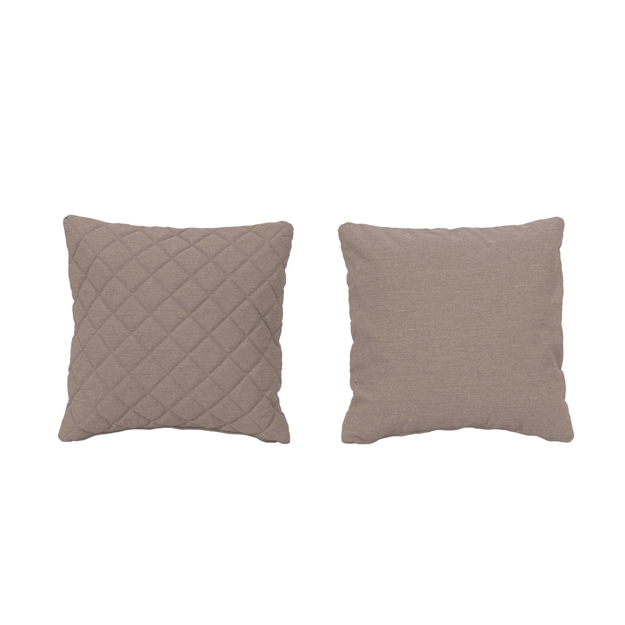 Outdoor Zierkissen Diamond 45x45cm 100% wetterfest LIKA-TEX® Bezug natur