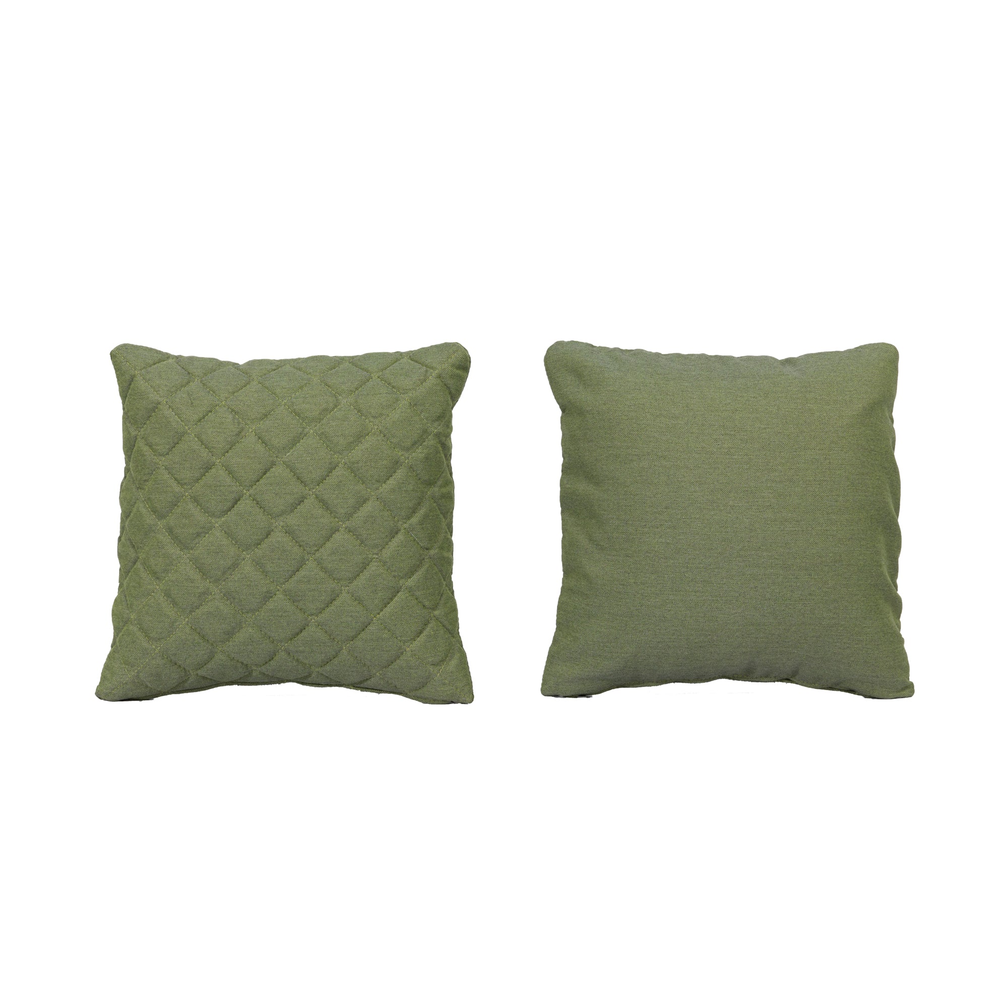 Outdoor Zierkissen Diamond grün 45x45cm 100% wetterfest LIKA-TEX® Bezug