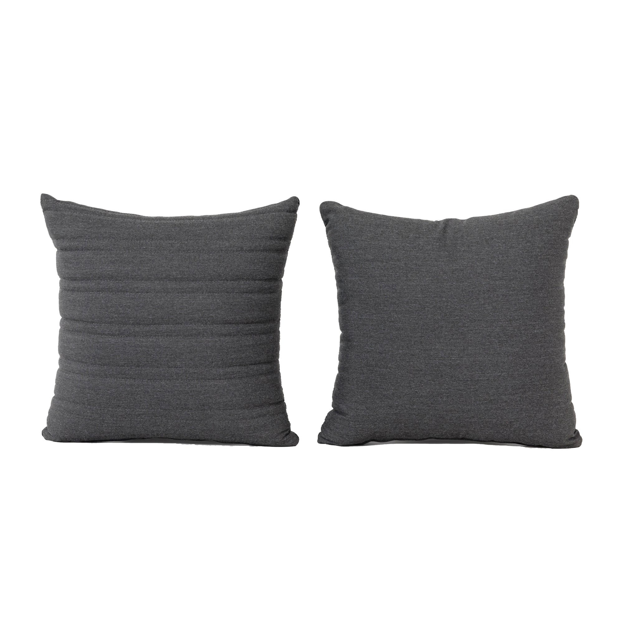 Outdoor Zierkissen Line 45x45 cm 100% wetterfest LIKA-TEX® Bezug grau
