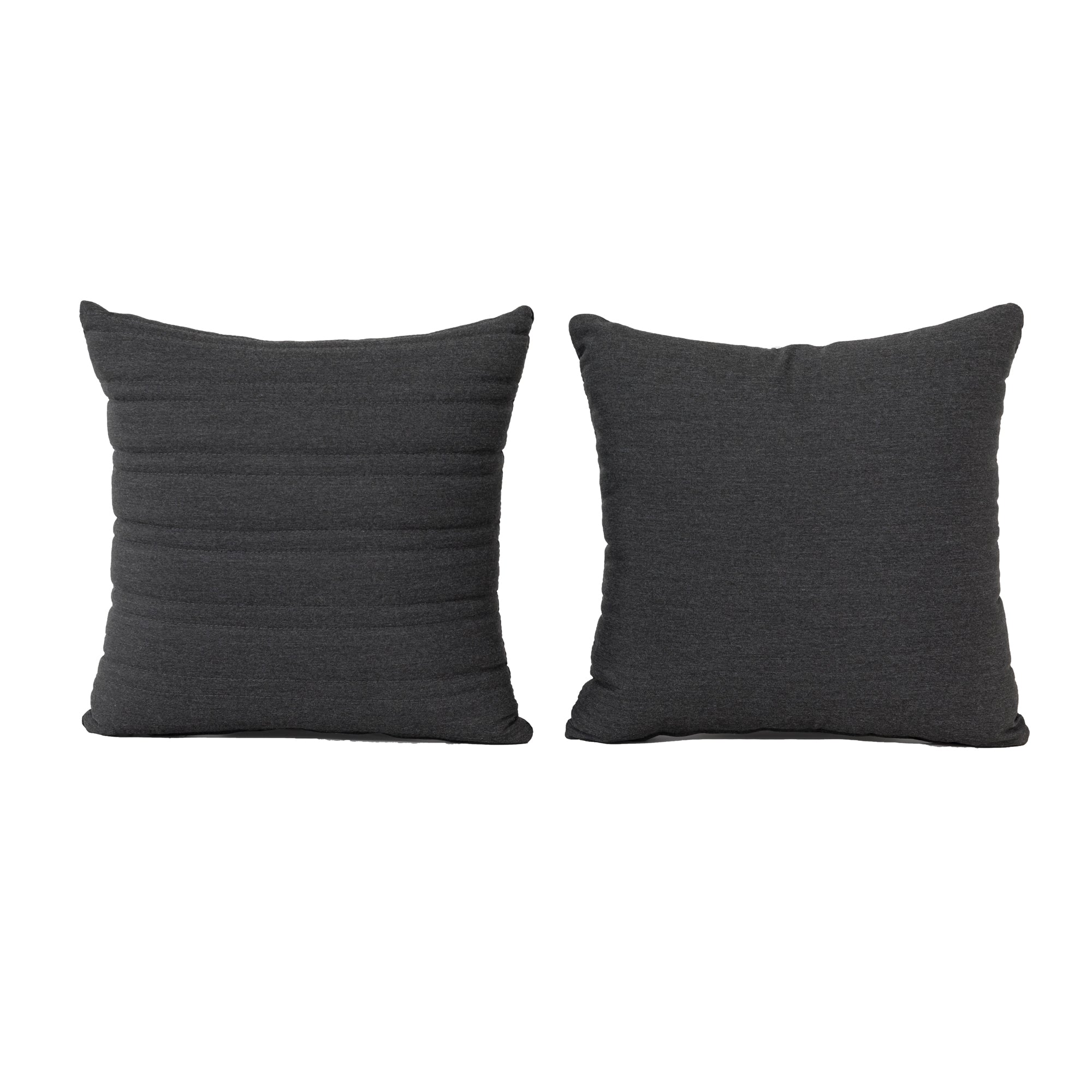 Outdoor Zierkissen Line 45 x 45 cm 100% wetterfest LIKA-TEX® anthrazit