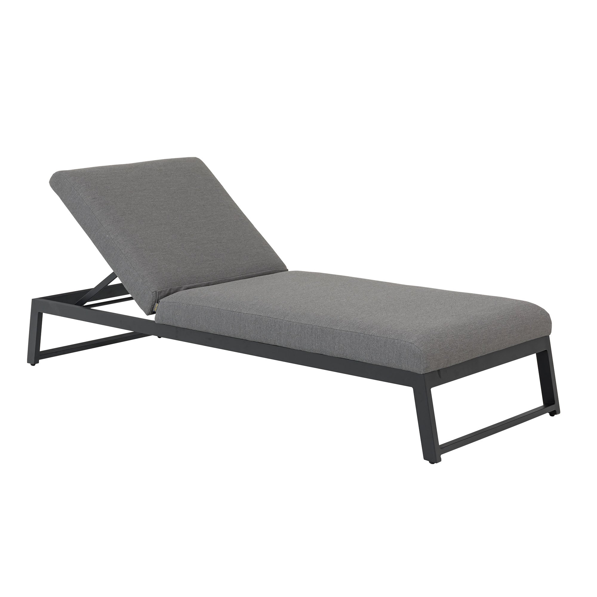 Outdoor Sonnenliege Heritage 100% LIKA-TEX® Bezug in ash (grau) / Wetterfest