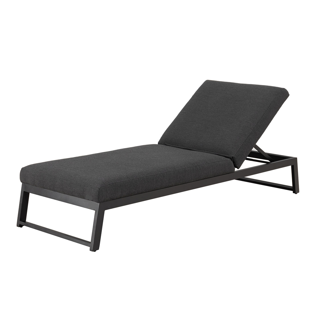 Outdoor Sonnenliege Heritage 100% LIKA-TEX® Bezug in Lava (anthrazit) / Wetterfest