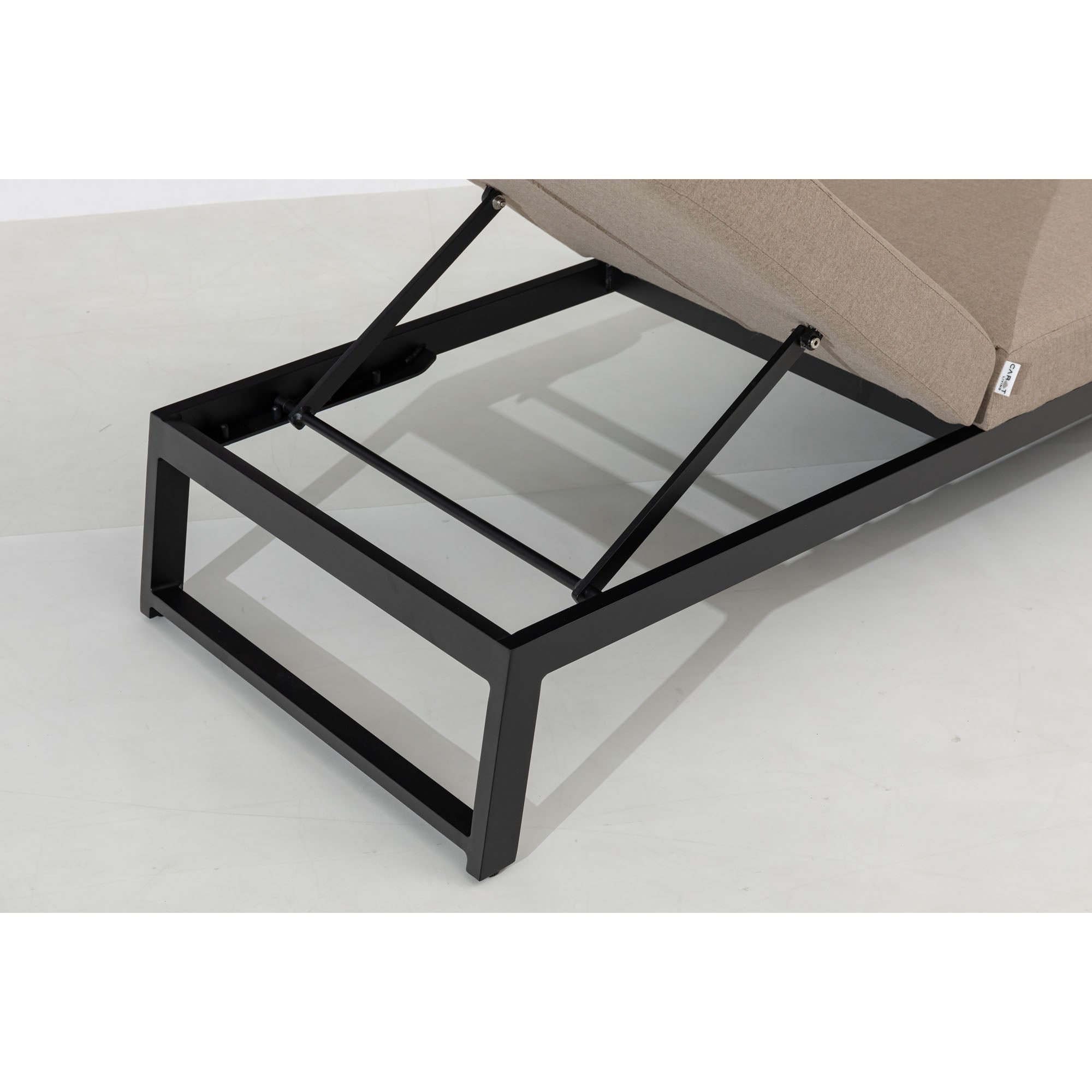 Outdoor Sonnenliege Heritage 100% wetterfest LIKA-TEX® Bezug in sand (natur) / Wetterfest