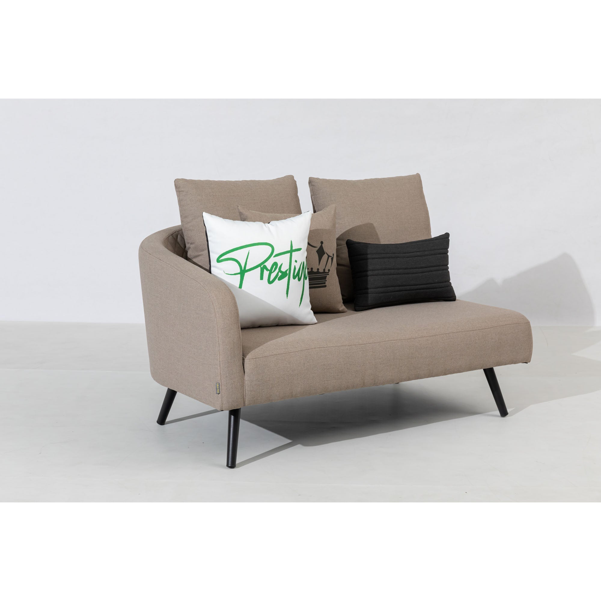 ☀️ AUS DER AUSSTELLUNG ☀️ LUXUS PUR! Outdoor Lounge Set Riviera 100% wetterfest mit LIKA-TEX® Bezug sand