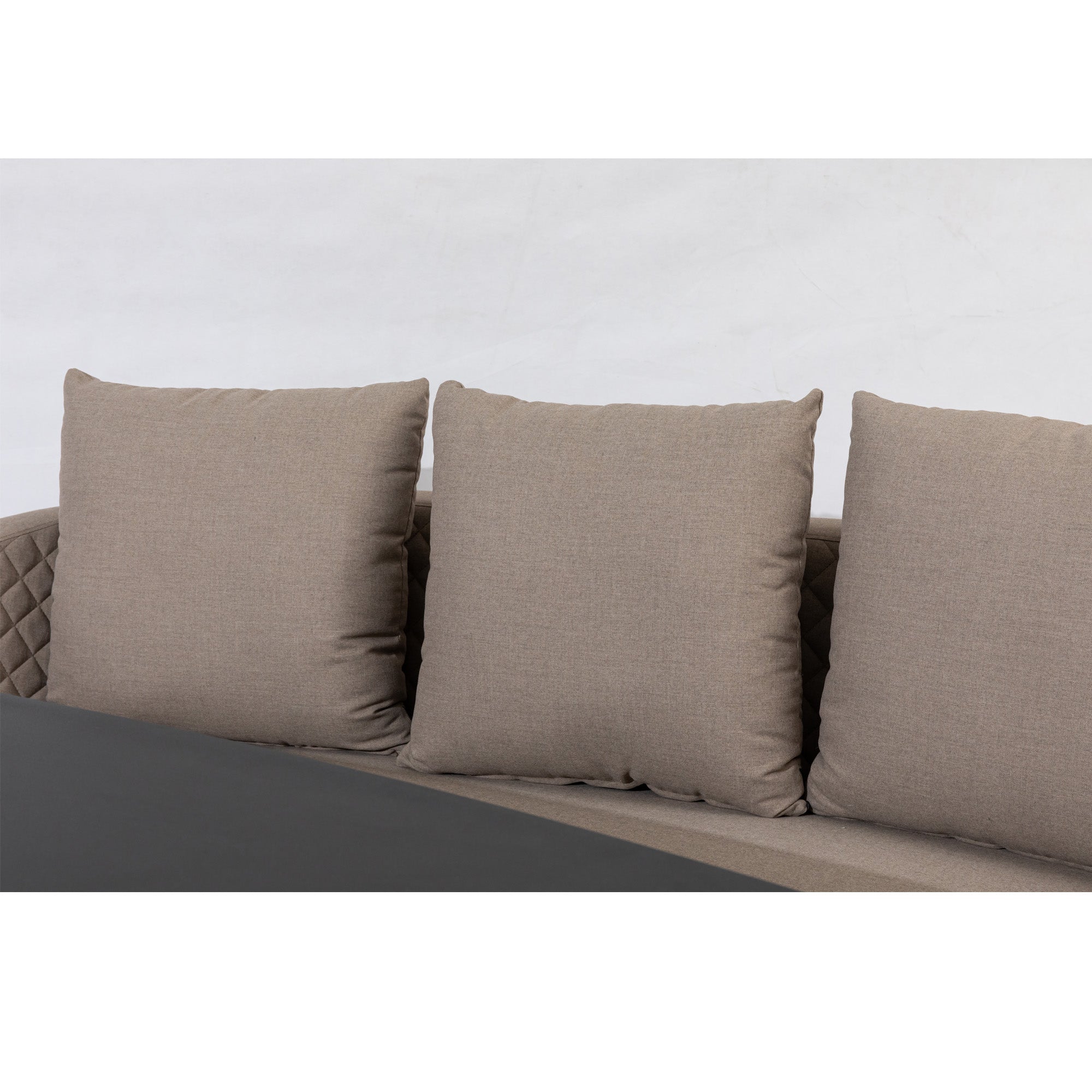 LUXUS! Outdoor Sofa Puro 100% wetterfeste LIKA-TEX® Bezug sand (natur)