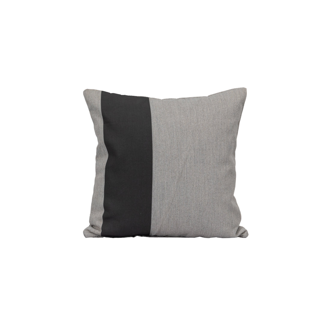 Outdoor Zierkissen Prestige 100% wetterfest LIKA-TEX® grau / schwarz