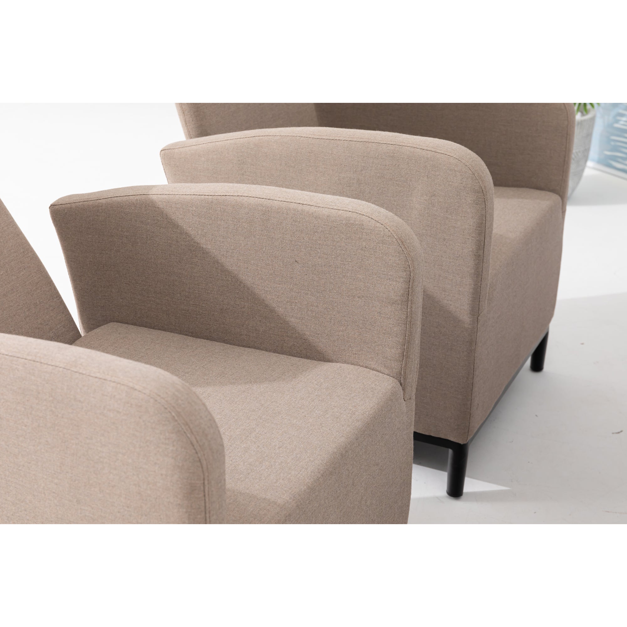 *DEAL OF THE WEEK* Outdoor Dining Lounge Set Oasis 100% wetterfest LIKA-TEX® Bezug sand (natur) / Rücken verstellbar