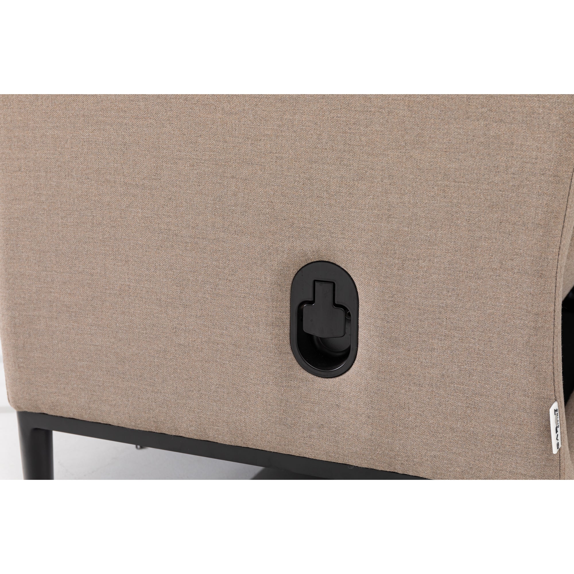 Outdoor Dining Lounge Set Oasis 100% wetterfest LIKA-TEX® Bezug sand (natur) / Rücken verstellbar