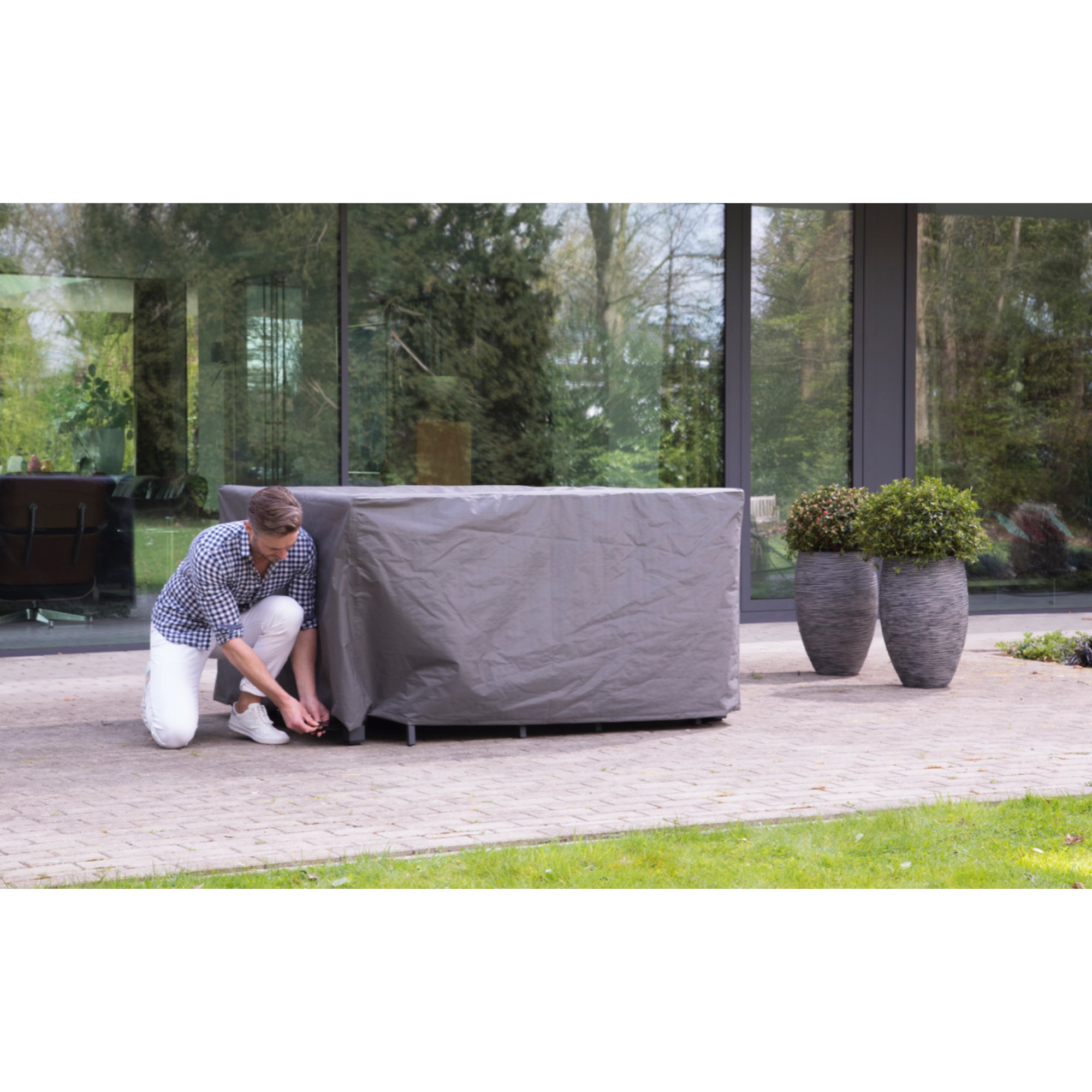 Premium Schutzhülle für Gartenmöbel Dining Gruppe - 185x150x95cm