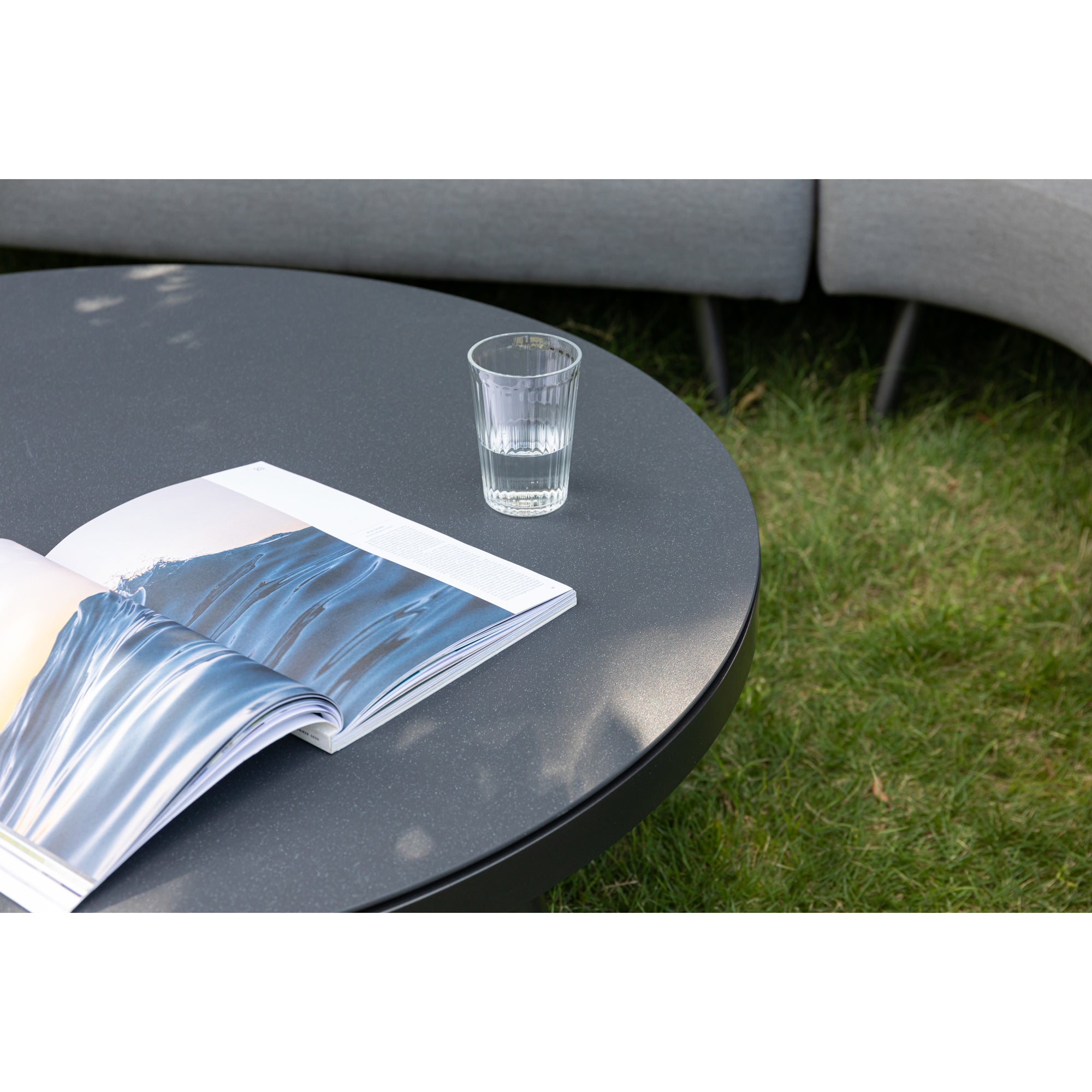 LUXUS PUR! Lounge Set Voyage 100% LIKA-TEX® Bezug in ash (grau)