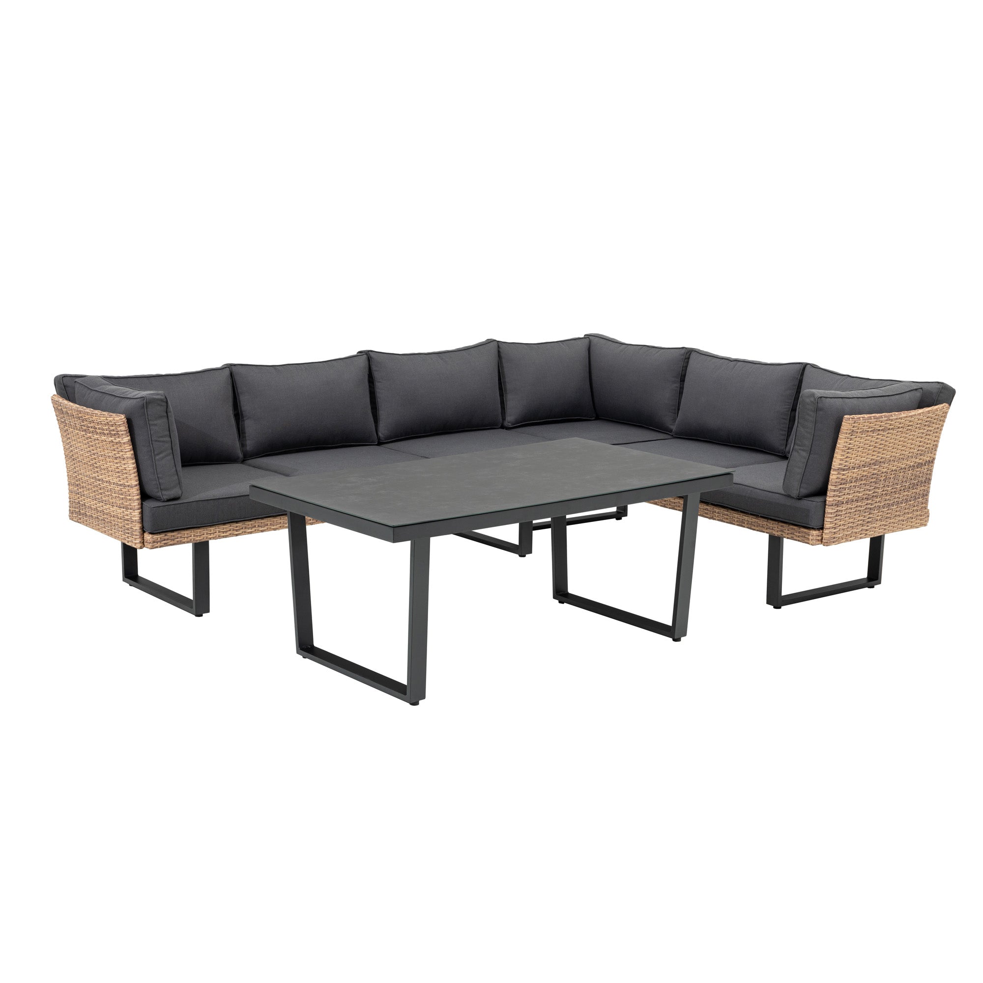 Designer Dining Lounge Iguana / variabel stellbar / hoher Tisch ideal zum speisen