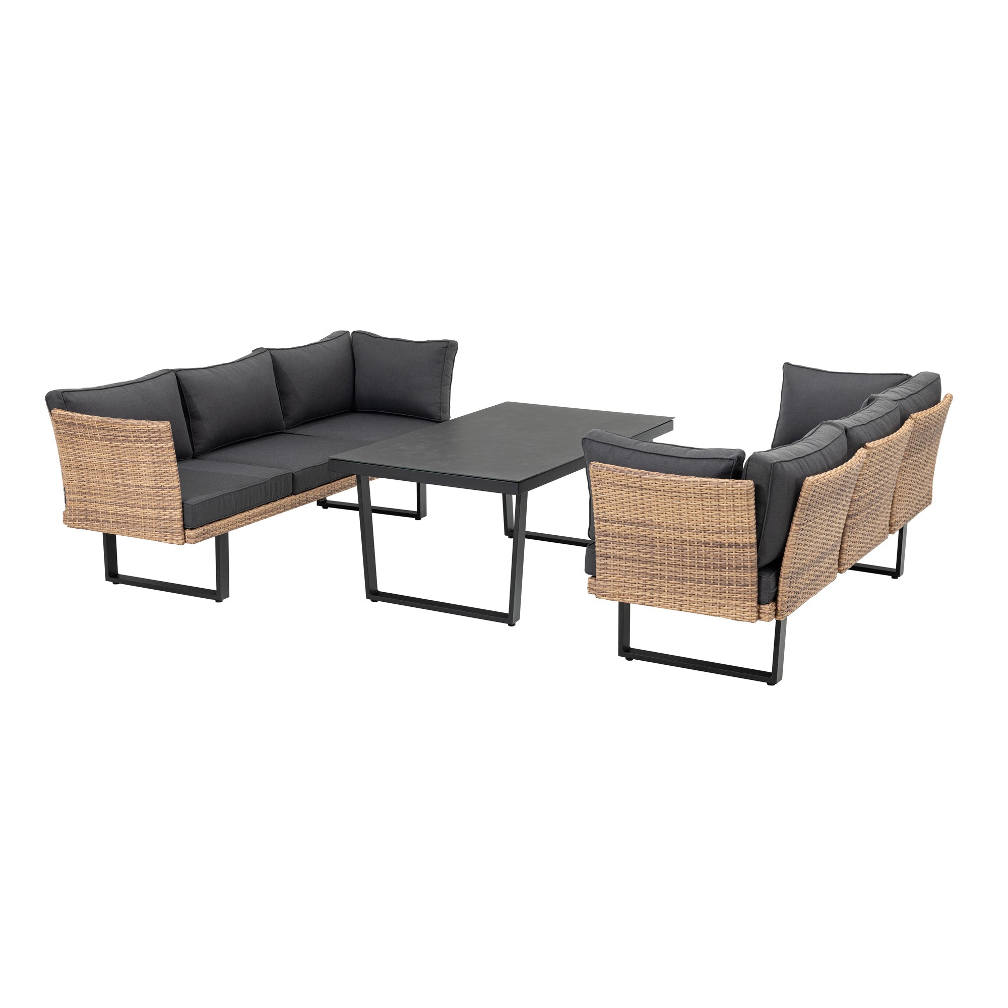 Designer Dining Lounge Iguana / variabel stellbar / hoher Tisch ideal zum speisen