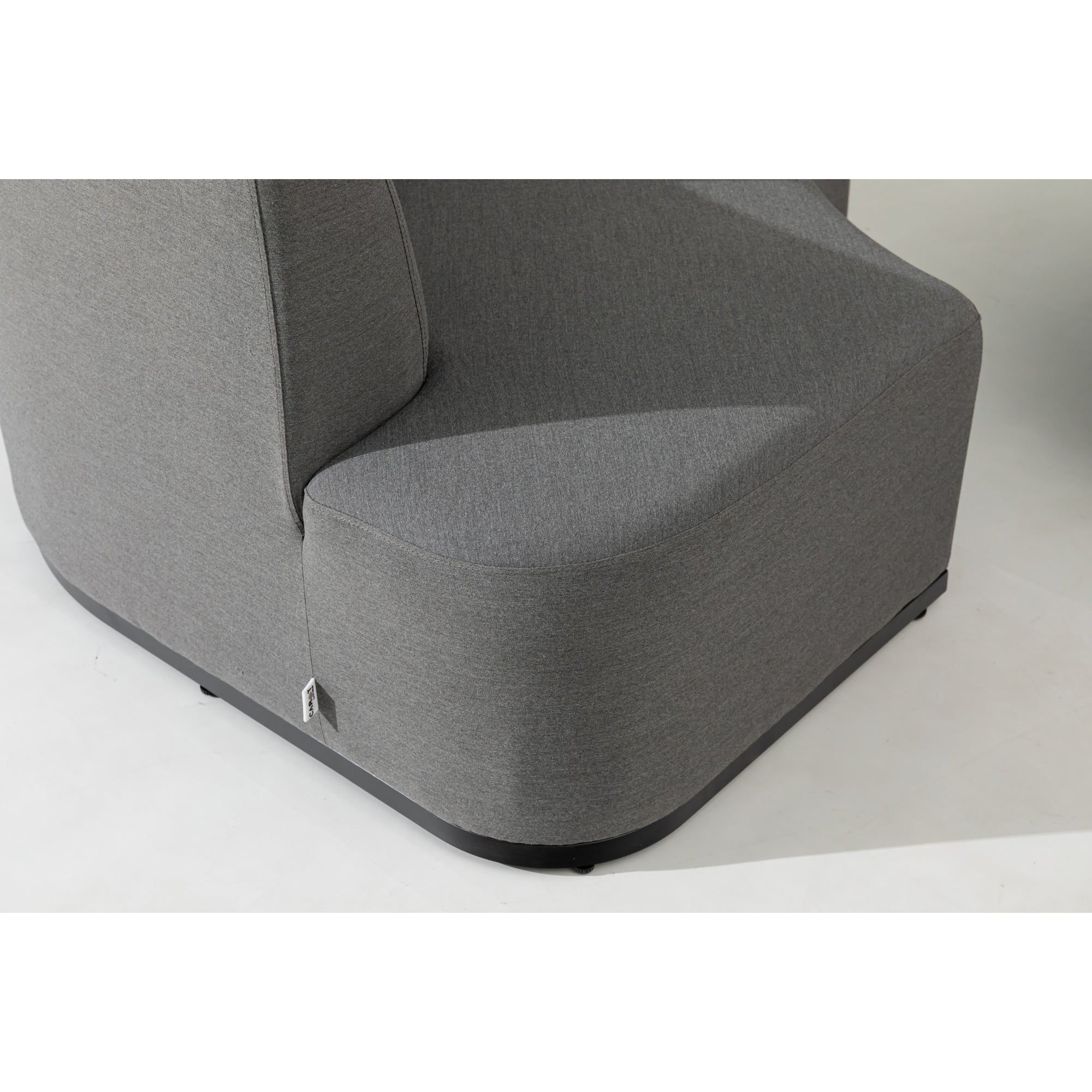 Outdoor Lounge Set Kuredu 100% wetterfest LIKA-TEX® Bezug grau/anthrazit