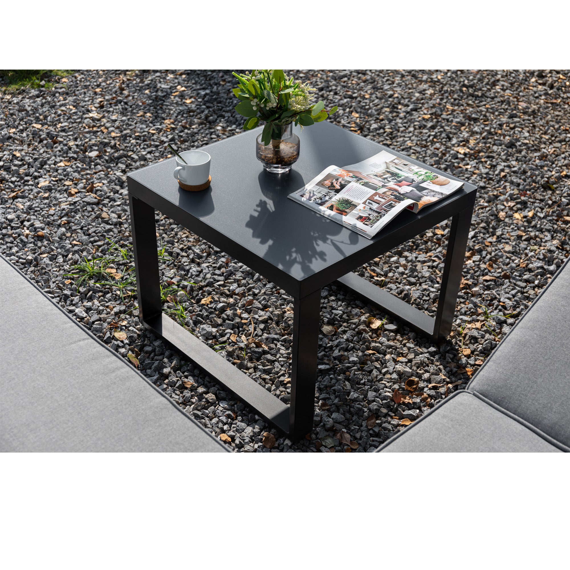 *** Outdoor-Highlight zum Jahresstart *** Gartenlounge Lugano – Komfortable Ecklounge mit verstellbarem Kopfteil