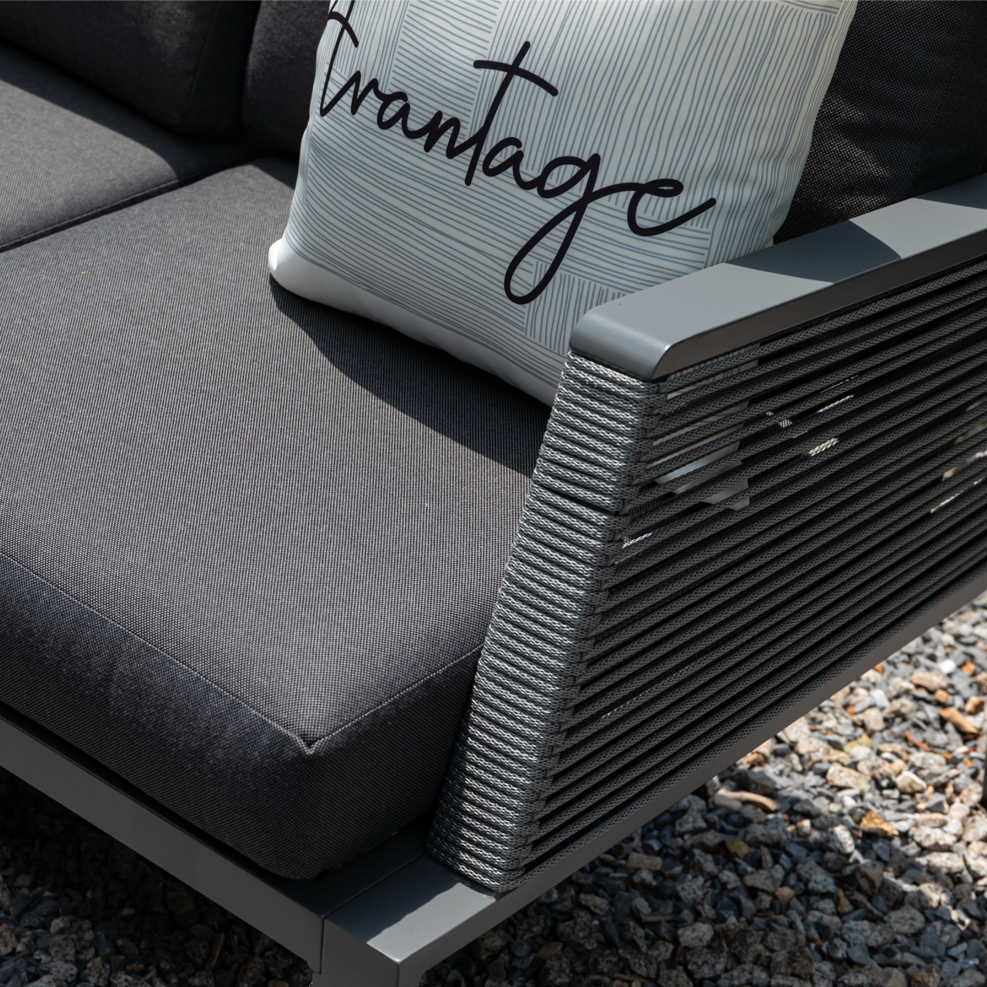 Dining Eck Lounge Elba XXL inkl. 2x Dining Sessel / Extra hohe Rücken / Wetterfest