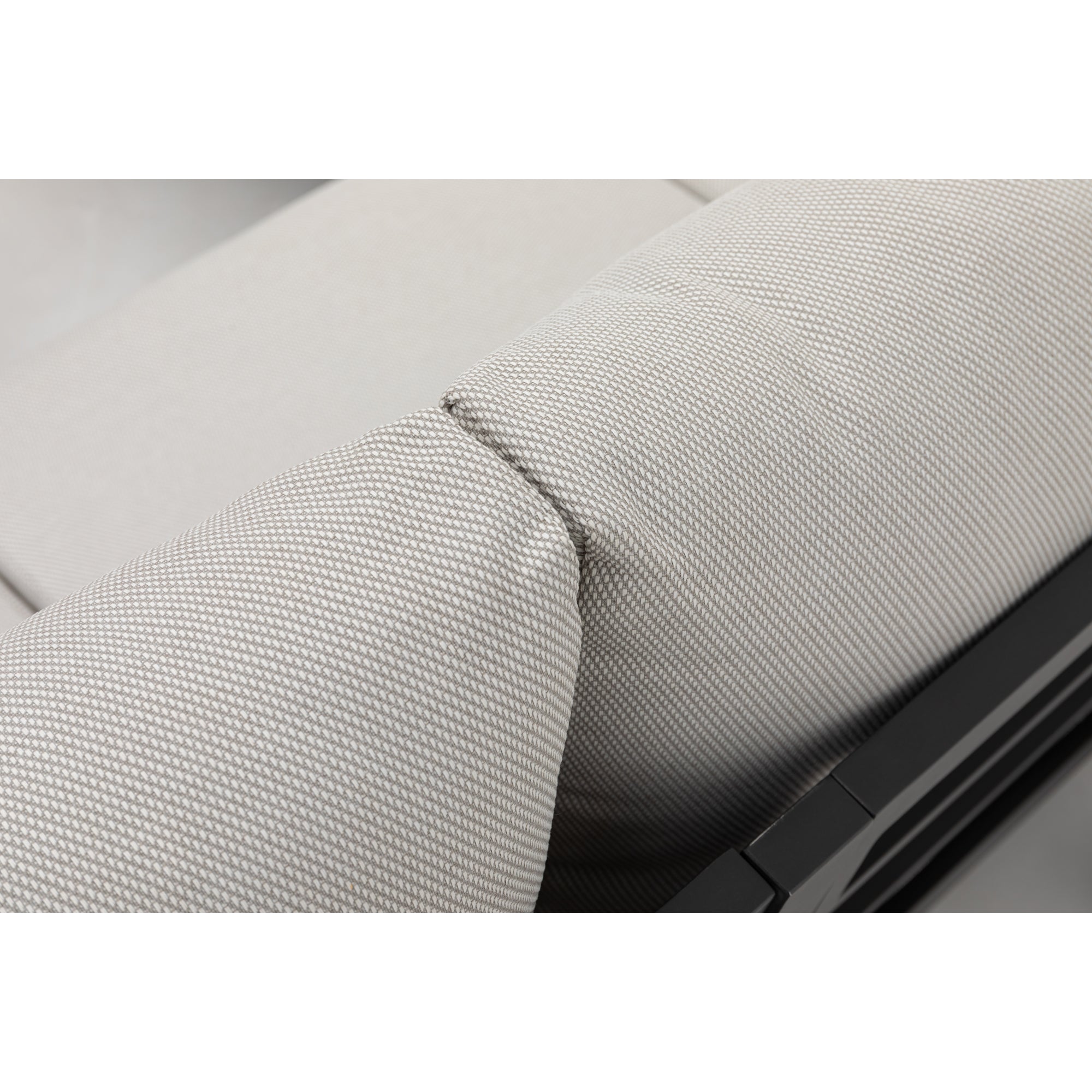 Luxus Pur: Dining Lounge Set Canora / Aluminium, Rope & Elemente in Holzoptik