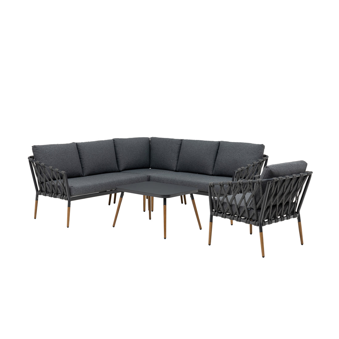 SUMMER SALE ☀️⛱️🏝️ Lounge Set Amantea - Gemütlichkeit und Stil vereint in einer Lounge inkl. Sessel