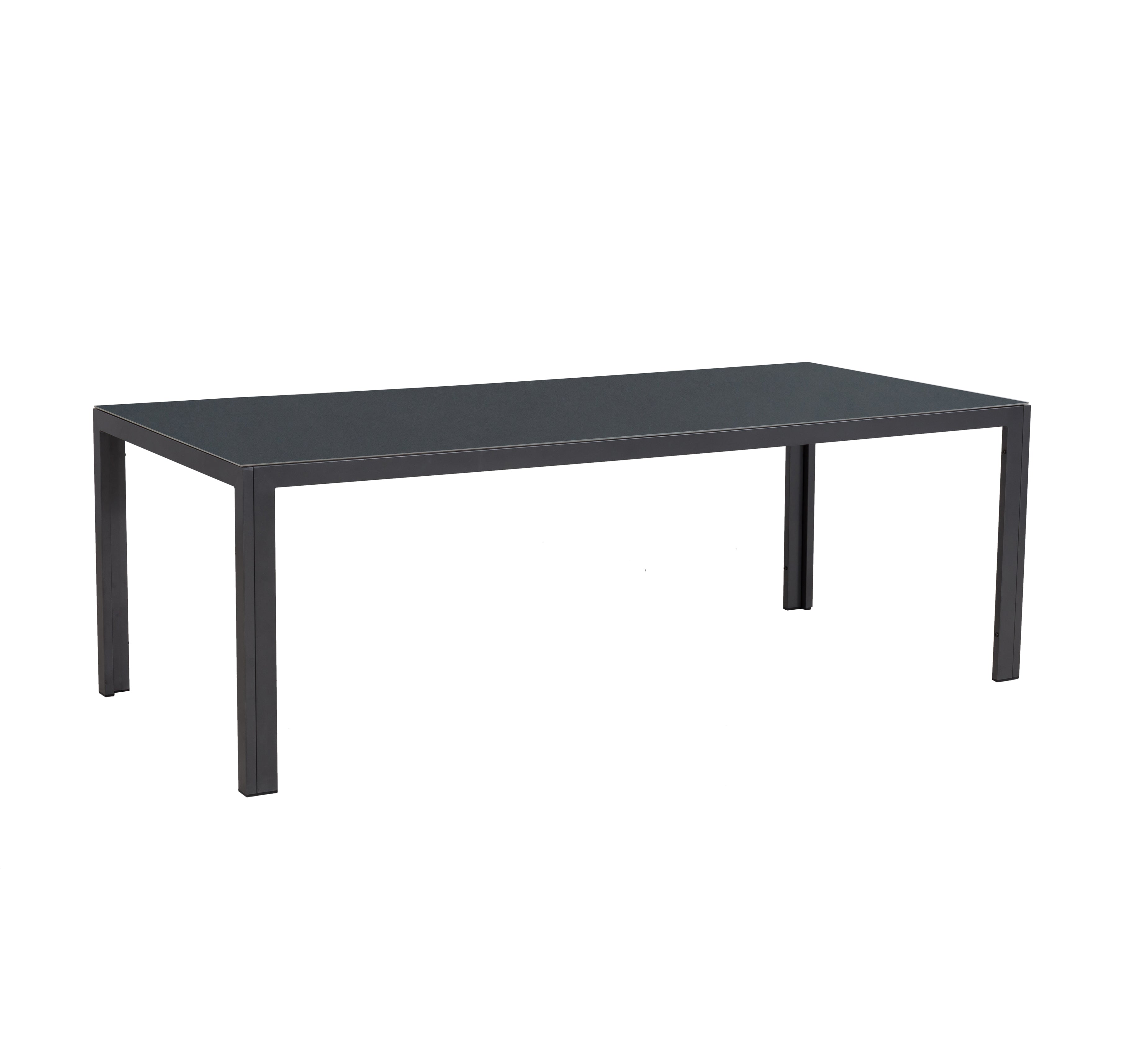 7 tlg. Alu / Polyrope Cord Essgruppe Luis natur + Luna - bestehend aus: 6x Luis Stapelsessel + Luna Tisch 220x100x74 cm