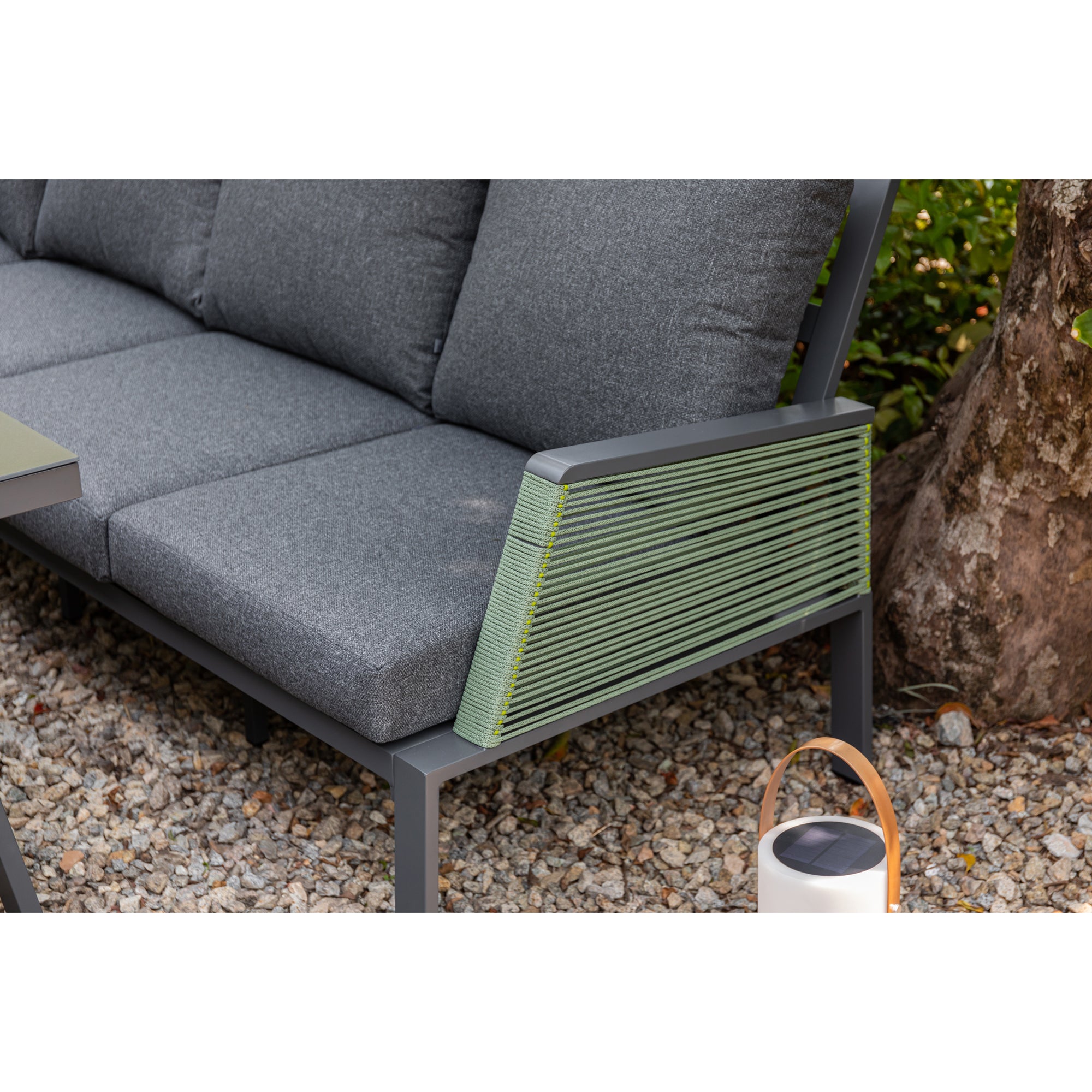 Lust auf Exklusivität?! Limitiert & einzigartig: ELBA Lounge Set in der limitierten Farbkombination "Verde Pastel"