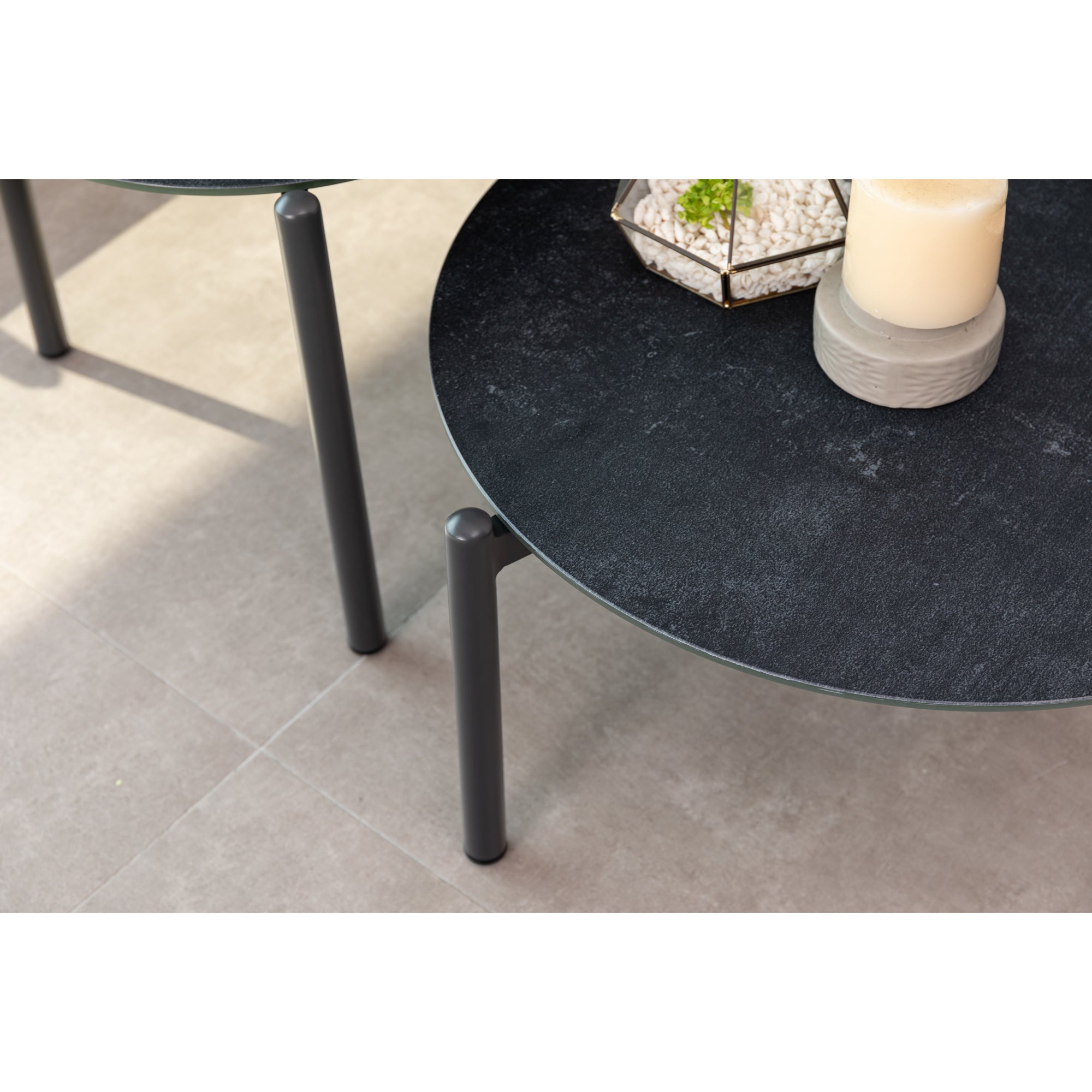 Premium Designer Lounge Set Haven / Eine Kombination aus Alu & Polyrope Cord